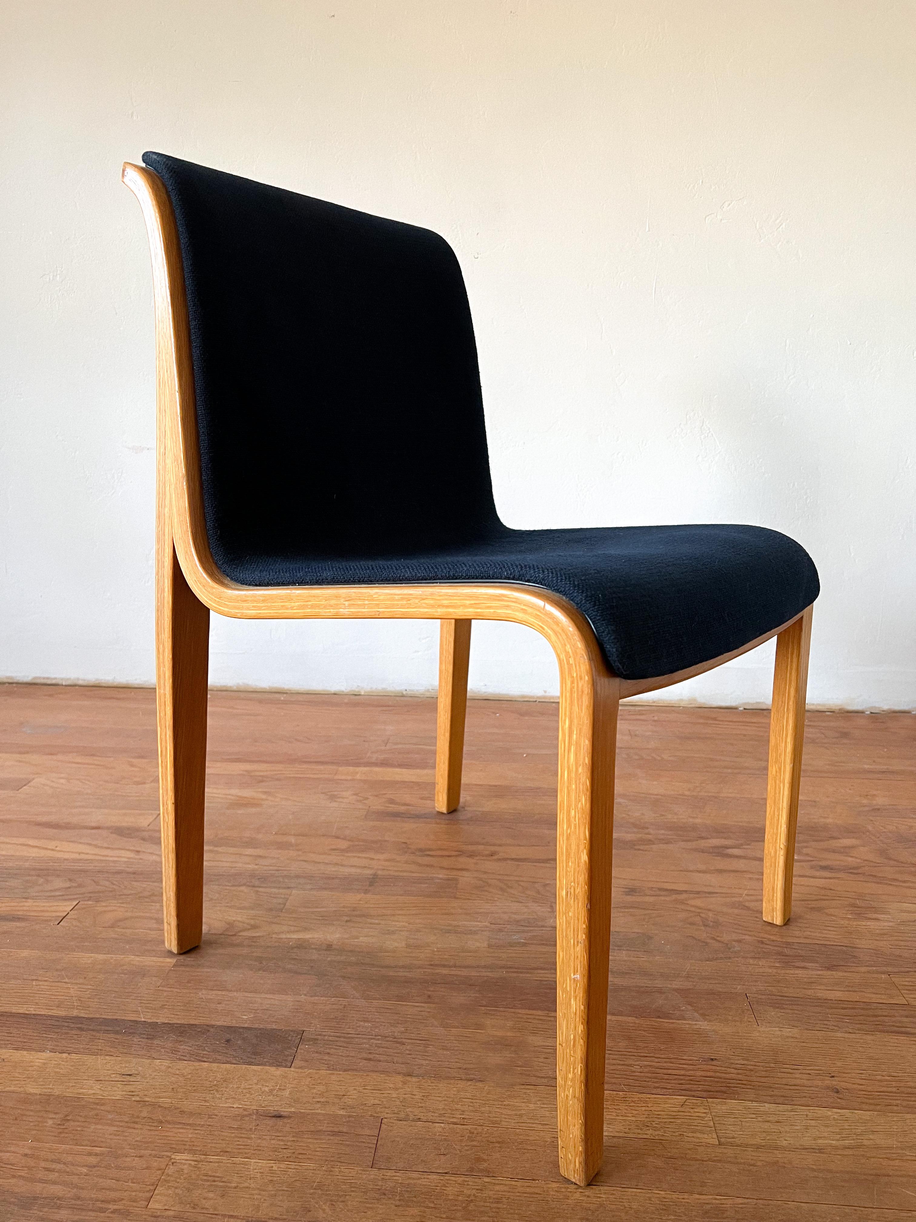 Bill Stephens Bentwood Dining Chair for Knoll In Good Condition For Sale In La Mesa, CA