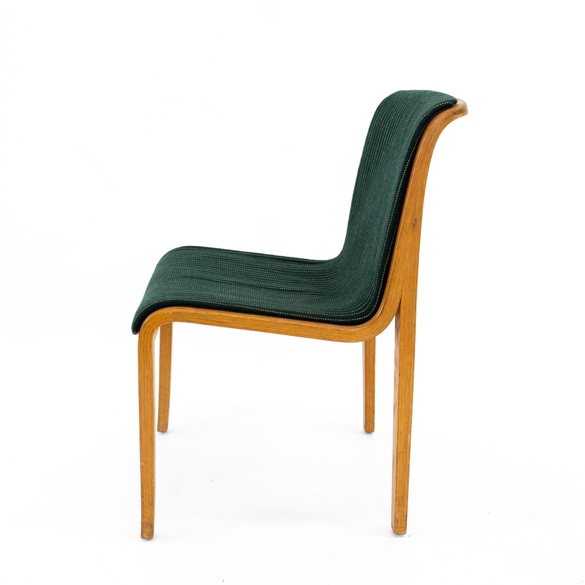 Bill Stephens for Knoll Mid Century Bentwood Dining Chairs - Set of 4 4