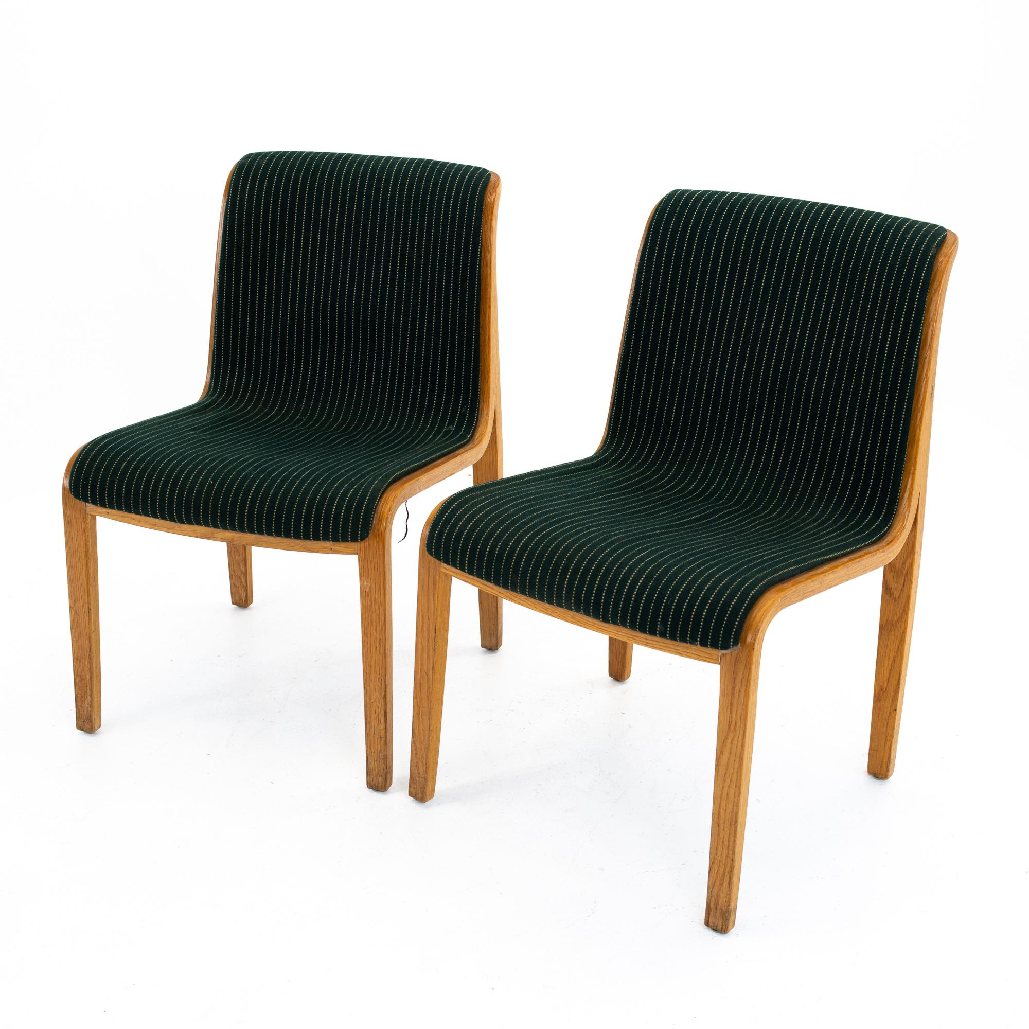 Bill Stephens for Knoll Mid Century Bentwood Dining Chairs - Set of 4 In Good Condition In Countryside, IL