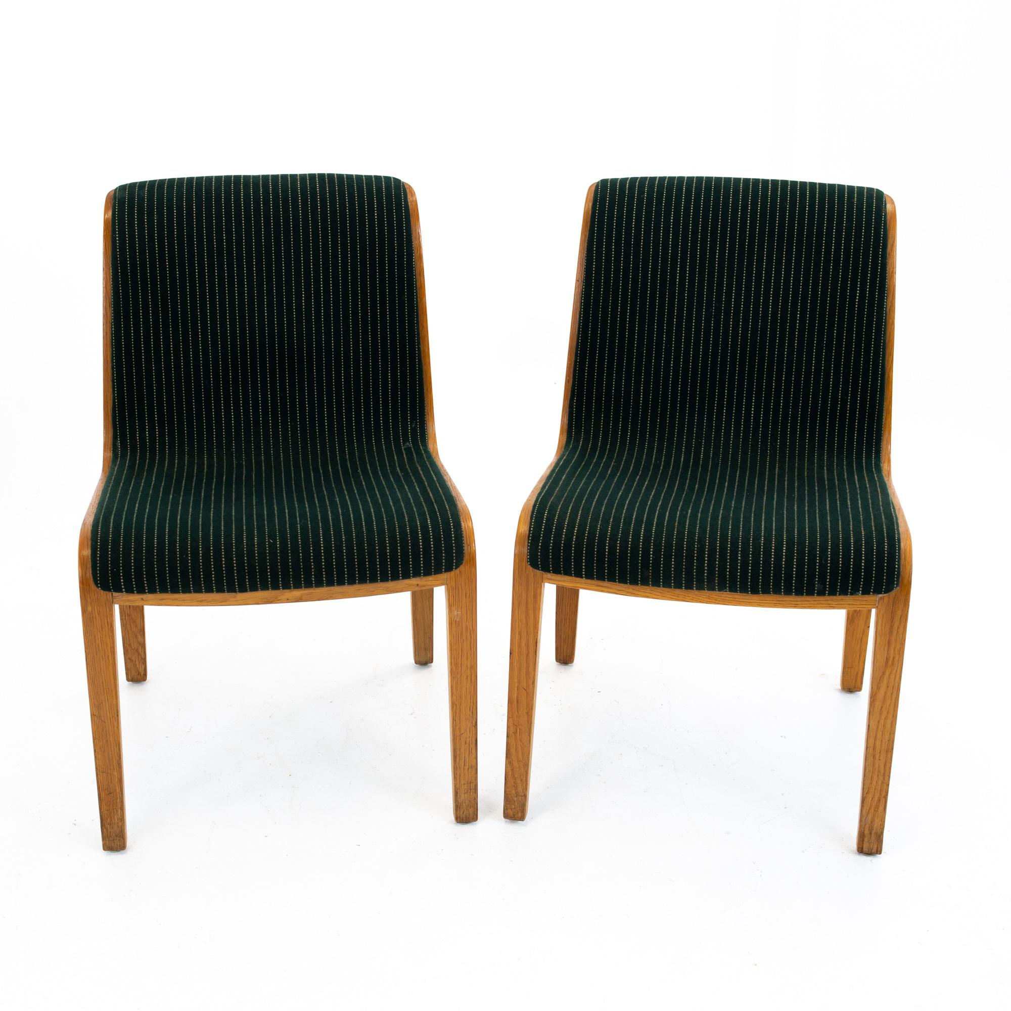 Late 20th Century Bill Stephens for Knoll Mid Century Bentwood Dining Chairs - Set of 4