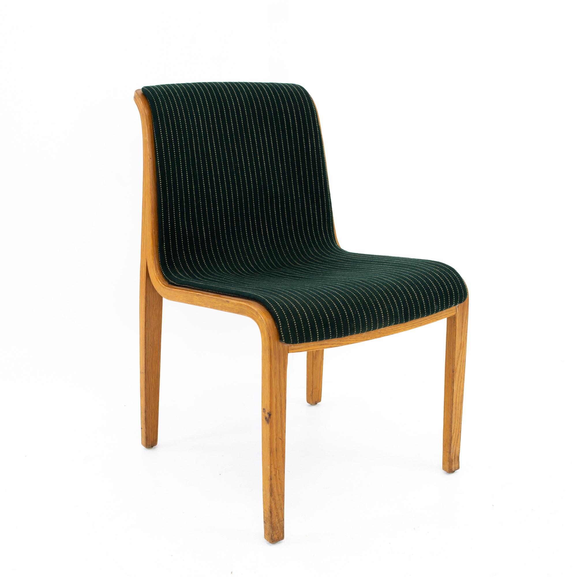 Upholstery Bill Stephens for Knoll Mid Century Bentwood Dining Chairs - Set of 4