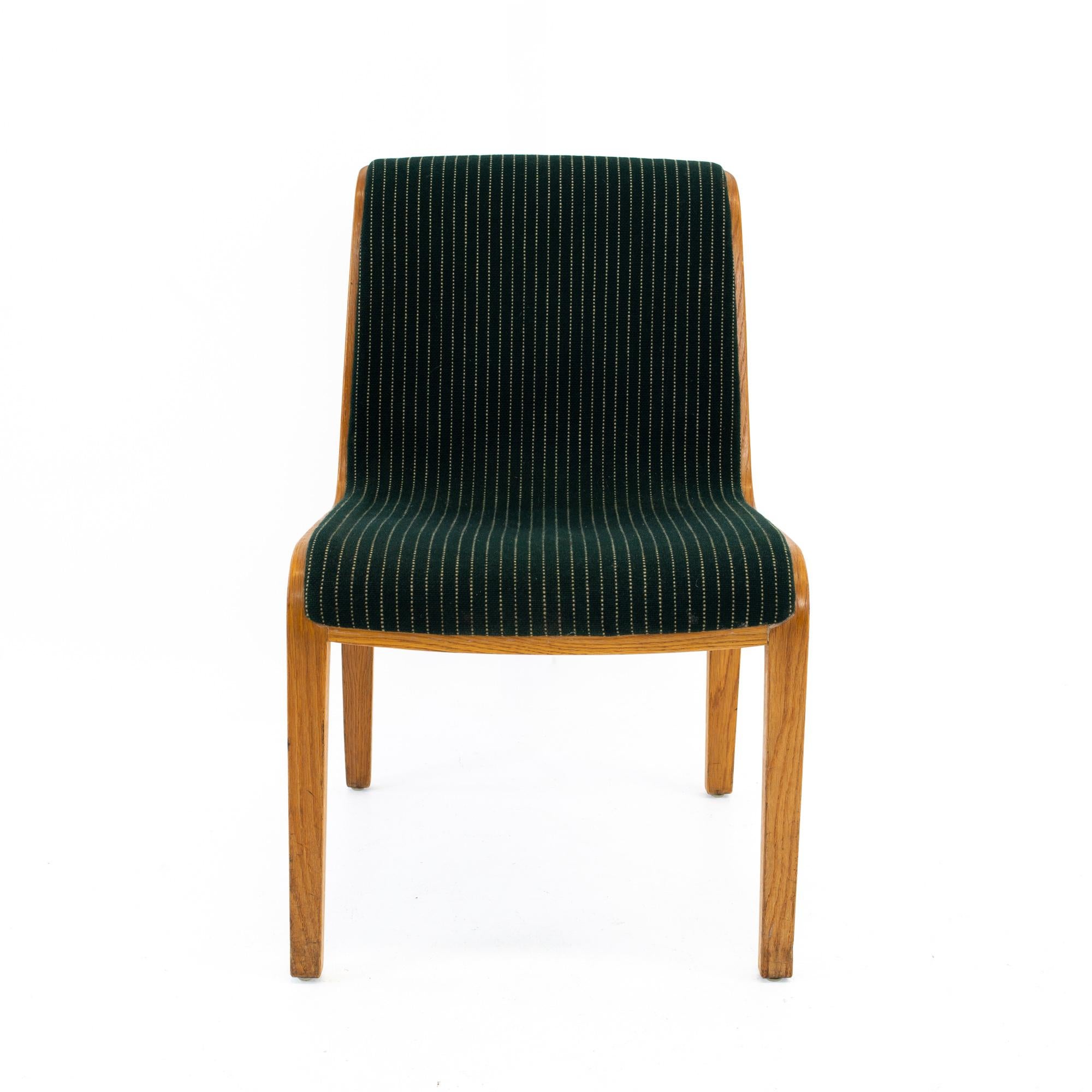 Bill Stephens for Knoll Mid Century Bentwood Dining Chairs - Set of 4 2