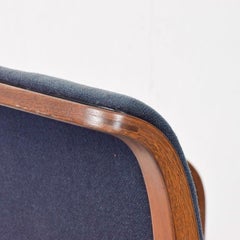 Bill Stephens Knoll New York Sculptural Bentwood Side Armchairs Modern Pair 1970