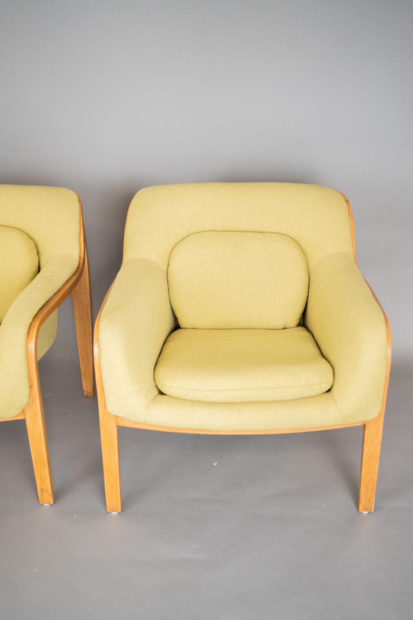 Mid-Century Modern Bill Stephens Knoll Vintage 1315 Lounge Chairs For Sale