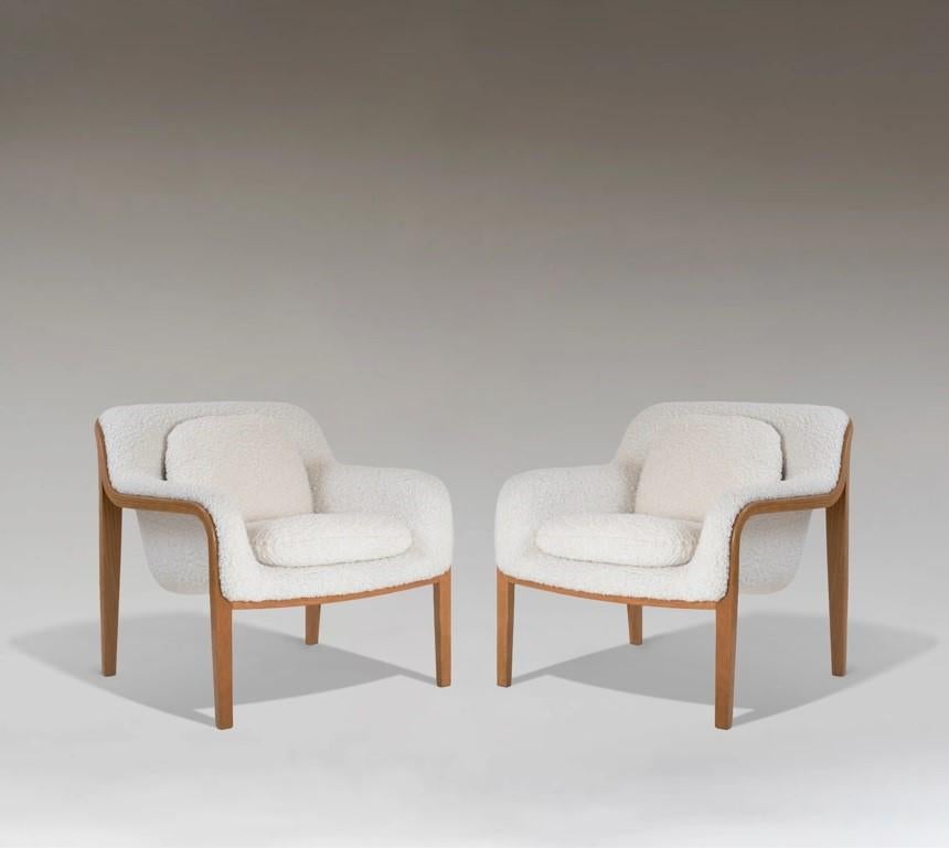 Mid-Century Modern Bill Stephens Knoll Vintage 1315 Lounge Chairs For Sale