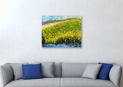 ACROSS THE ROAD, Painting, Oil on Canvas