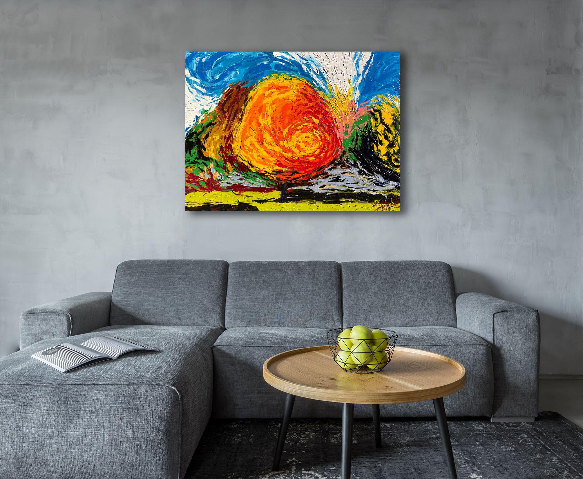 UTUMN VORTEX, Gemälde, Öl auf Leinwand im Angebot 2