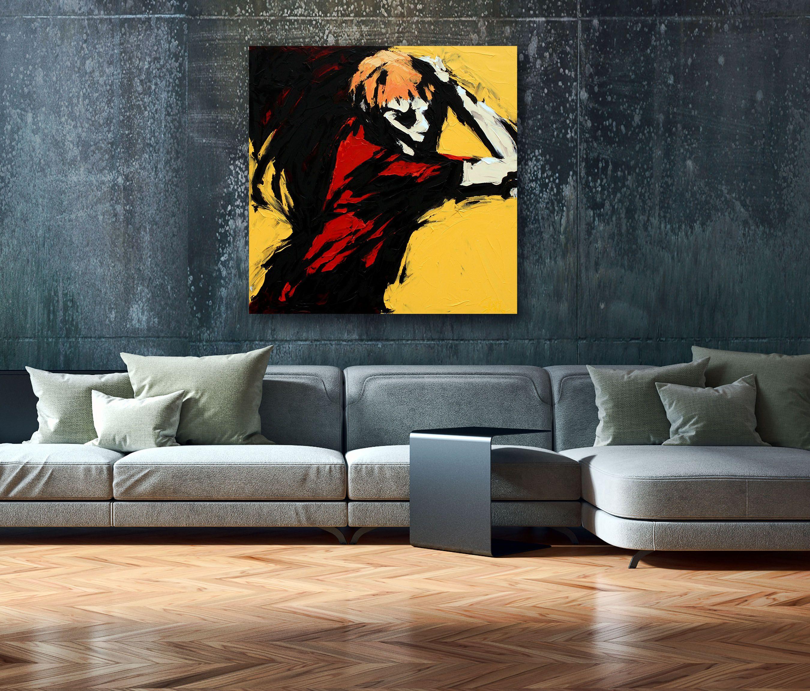 BACKHANDED, Pittura, Olio su tela in vendita 1