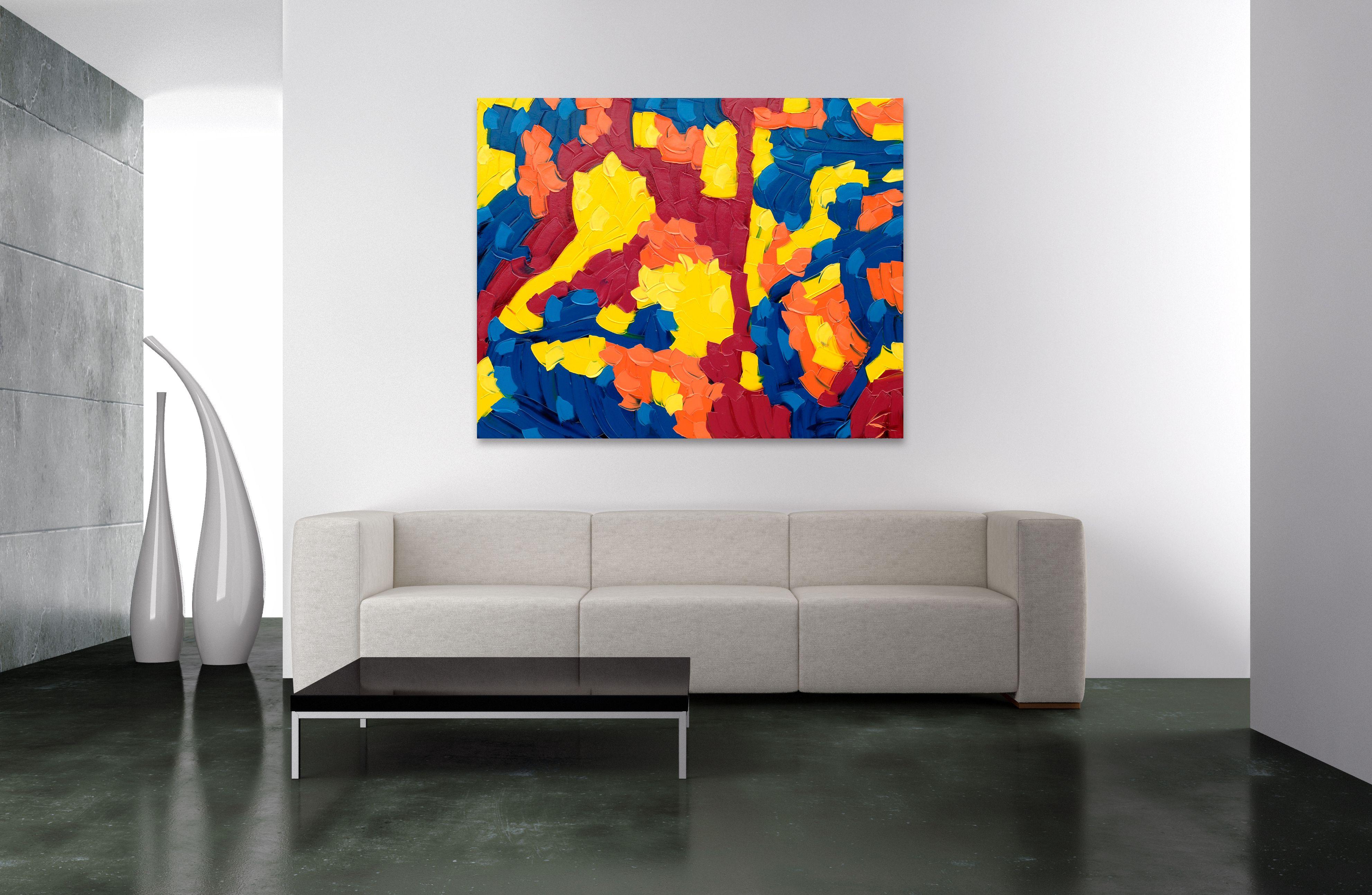 BLISS, Peinture, Huile sur Toile - Painting de Bill Stone