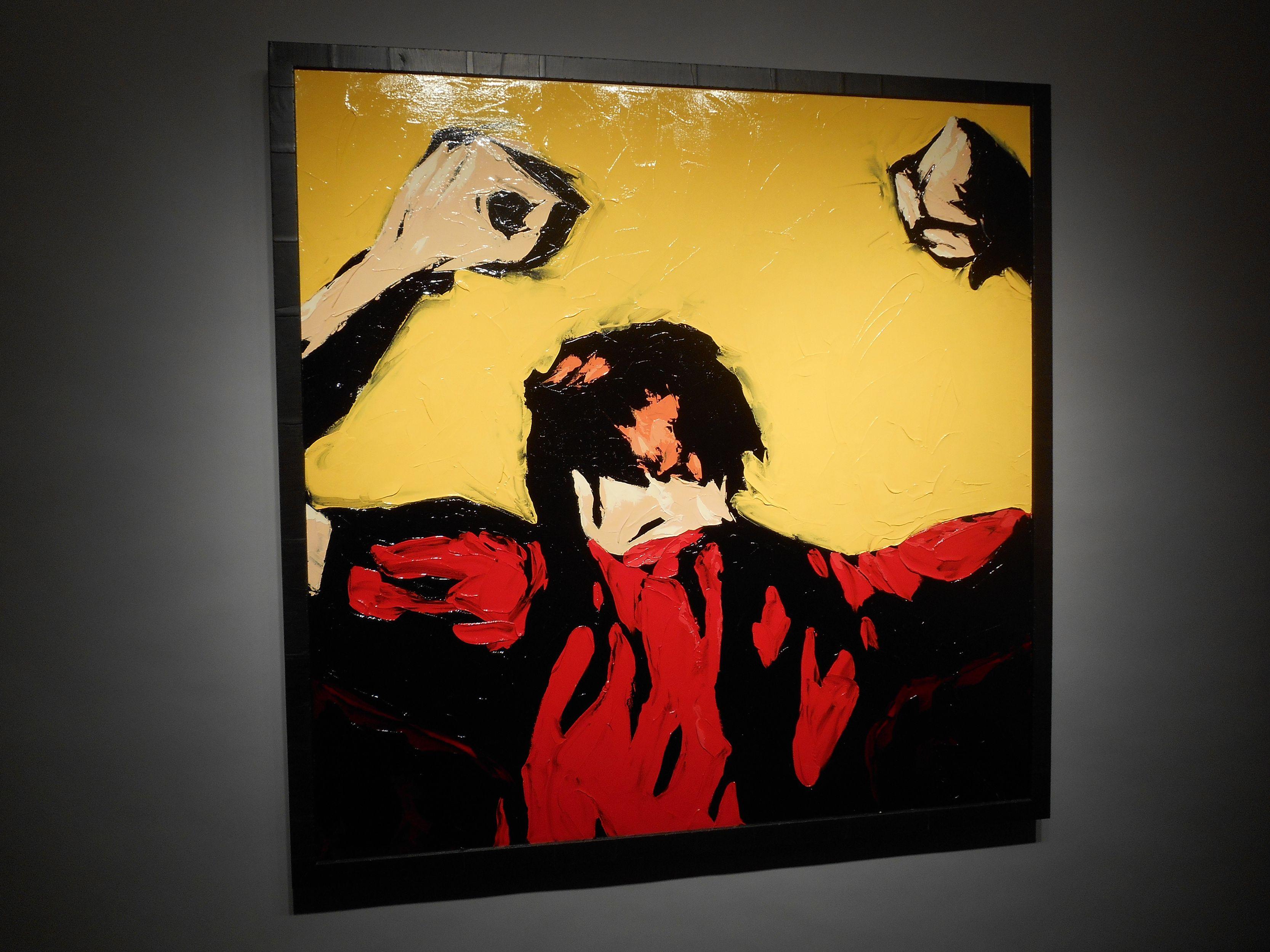 BREAKING POINT, Gemälde, Öl auf Leinwand im Angebot 1