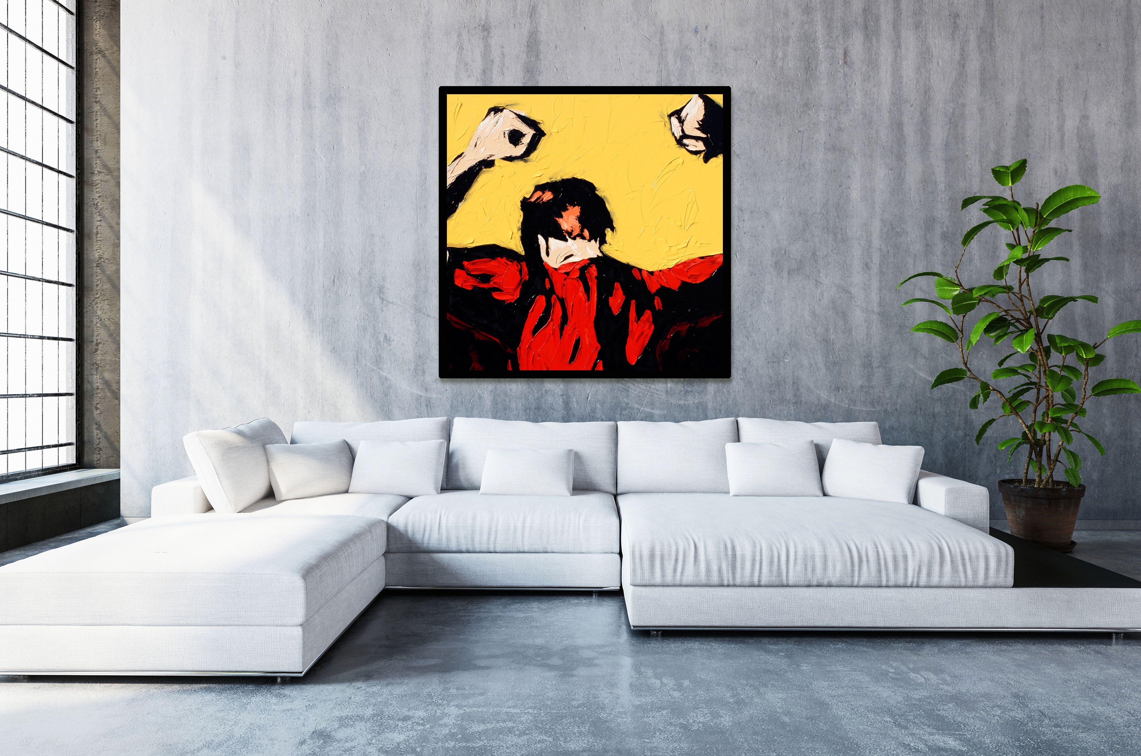 BREAKING POINT, Gemälde, Öl auf Leinwand im Angebot 3