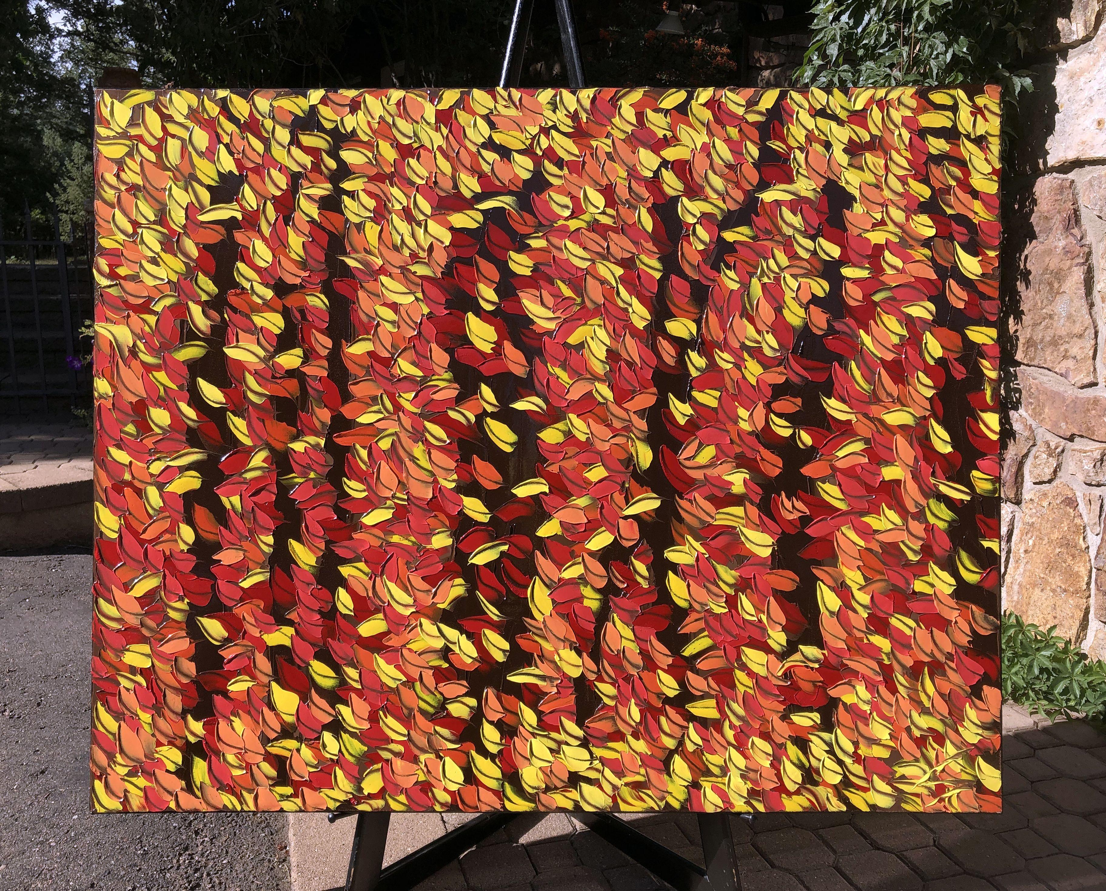 CASCADE, Pittura, Olio su tela - Painting di Bill Stone