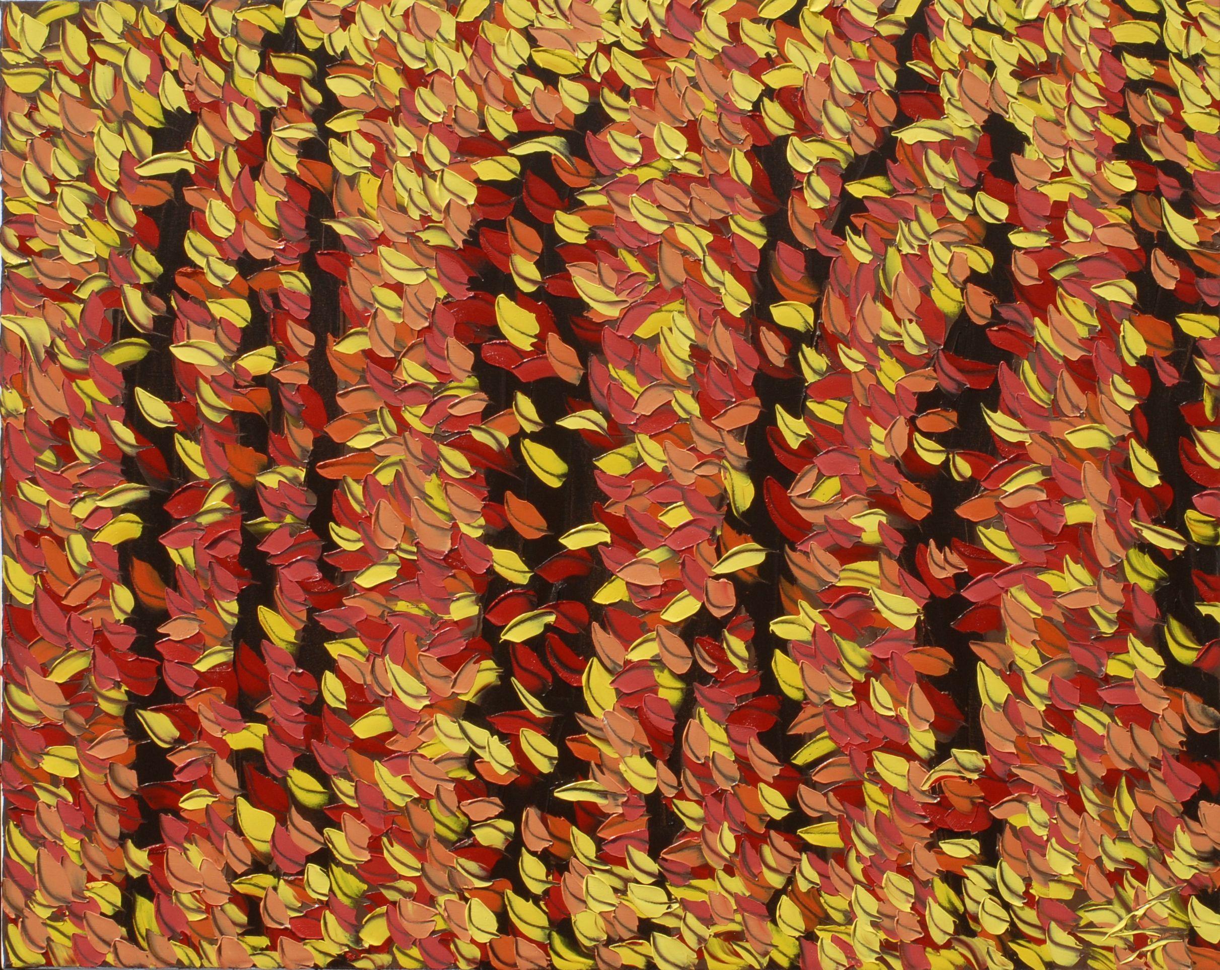 Abstract Painting di Bill Stone - CASCADE, Pittura, Olio su tela