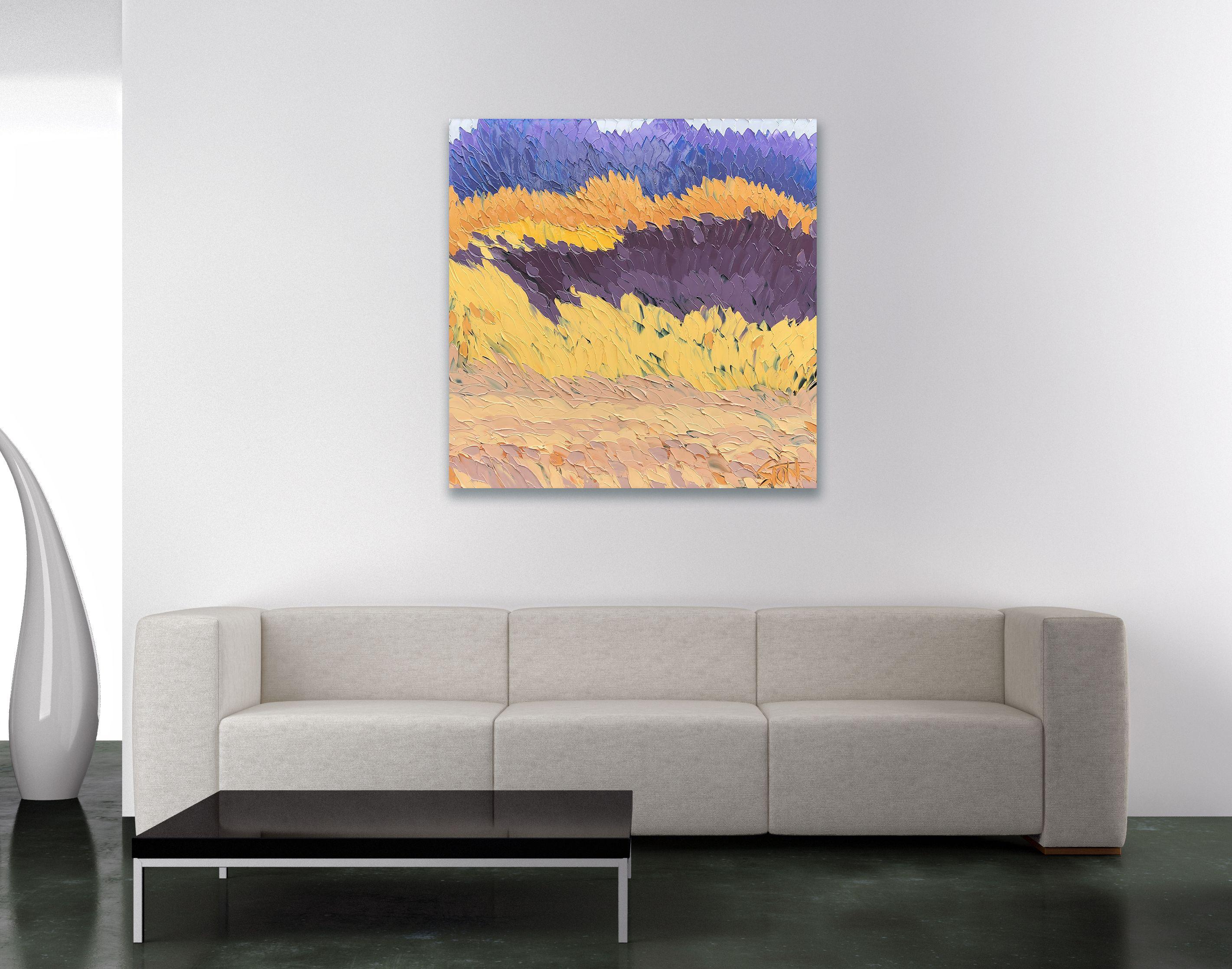 CLASH OF SEASONS, Painting, Oil on Canvas For Sale 2