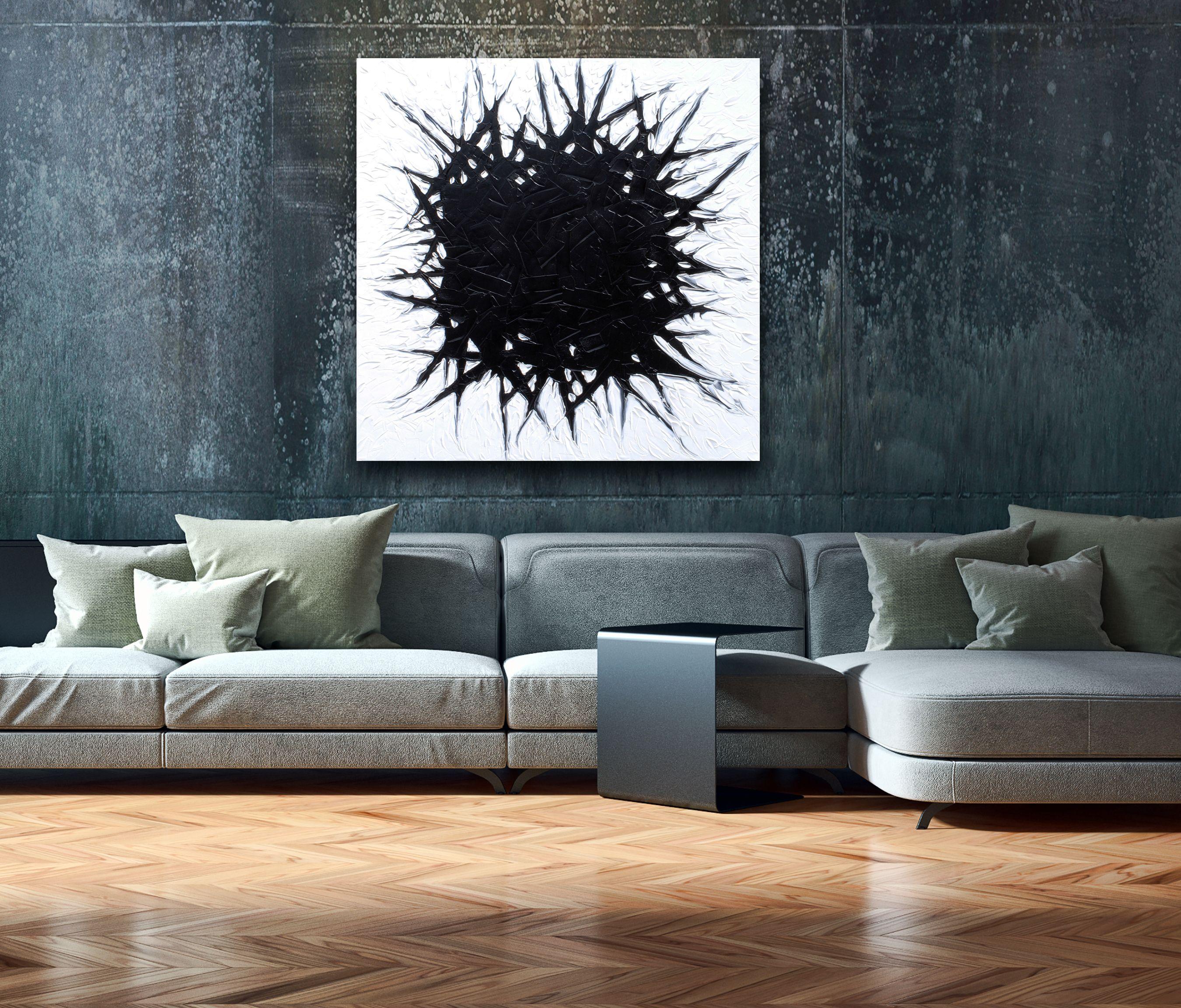 CONTAGIOUS ONE, Pittura, Olio su tela - Painting di Bill Stone