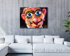 CRYING MAN, Painting, Oil on Canvas