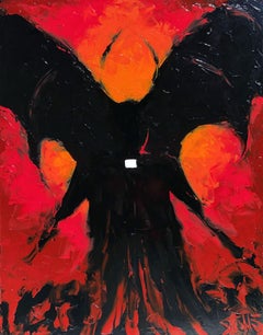 DEVIL, Painting, Oil on Canvas