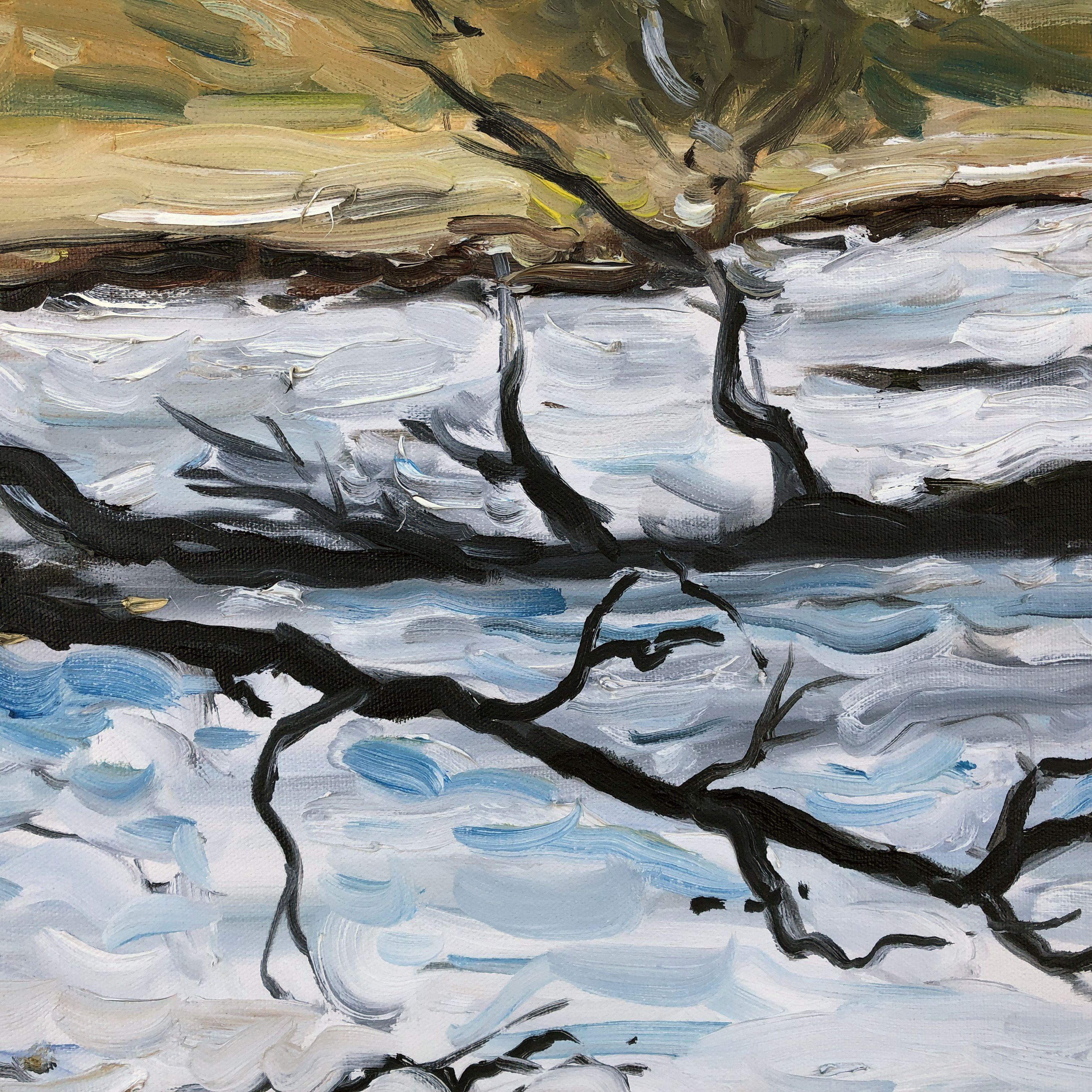 DORMANT TREE, Painting, Oil on Canvas For Sale 4