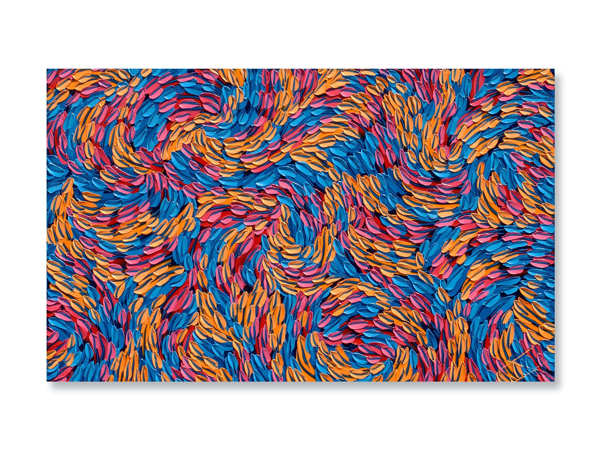 EARTH MOVES 2, Pittura, Olio su tela - Painting di Bill Stone