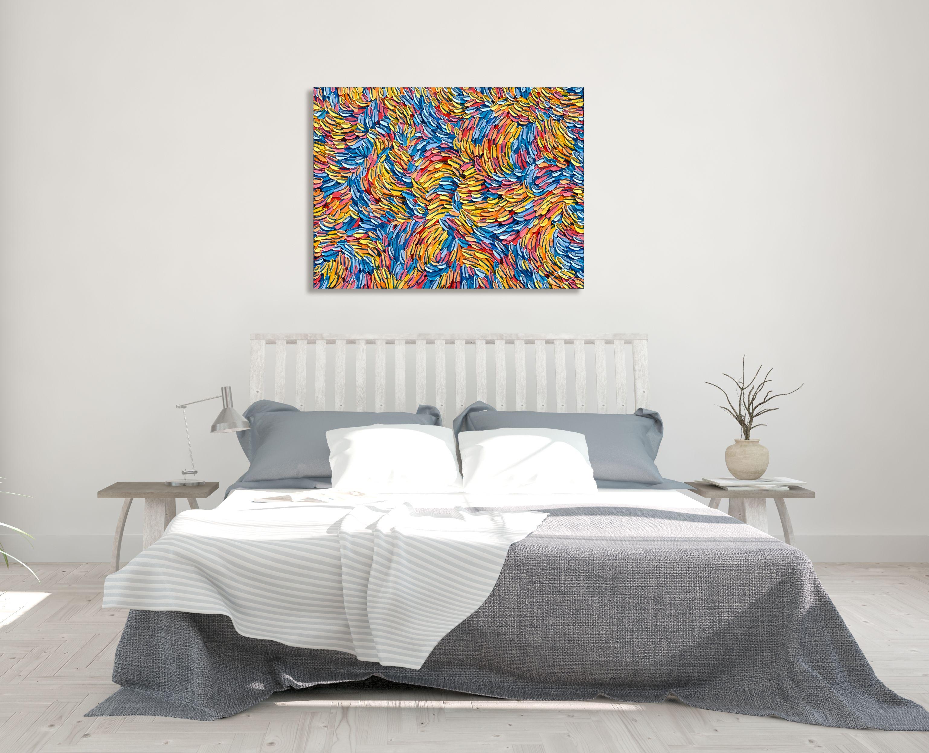 EARTH MOVES 4, Pittura, Olio su tela - Painting di Bill Stone