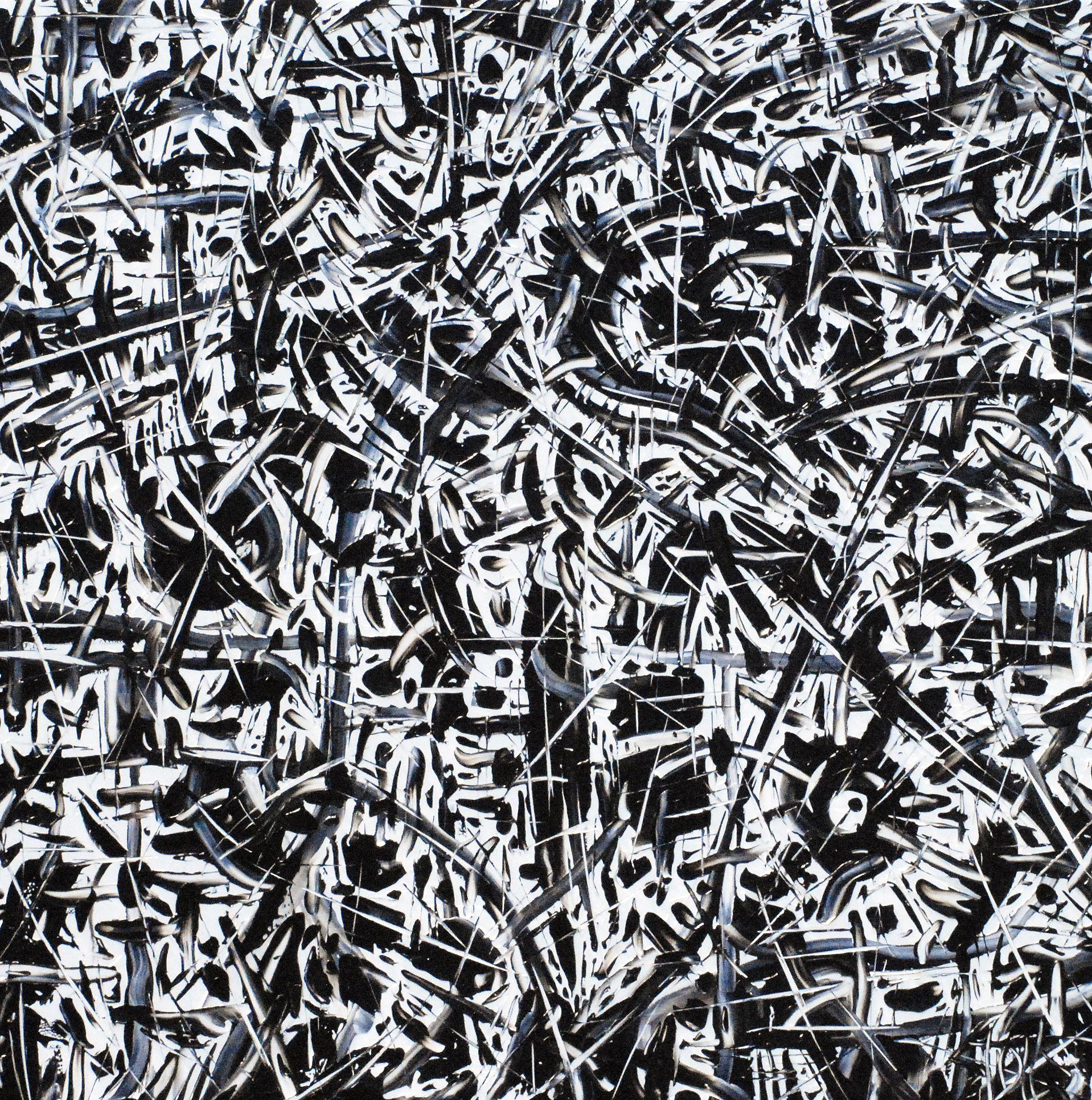 Abstract Painting di Bill Stone - TUTTO 1, Pittura, Olio su tela