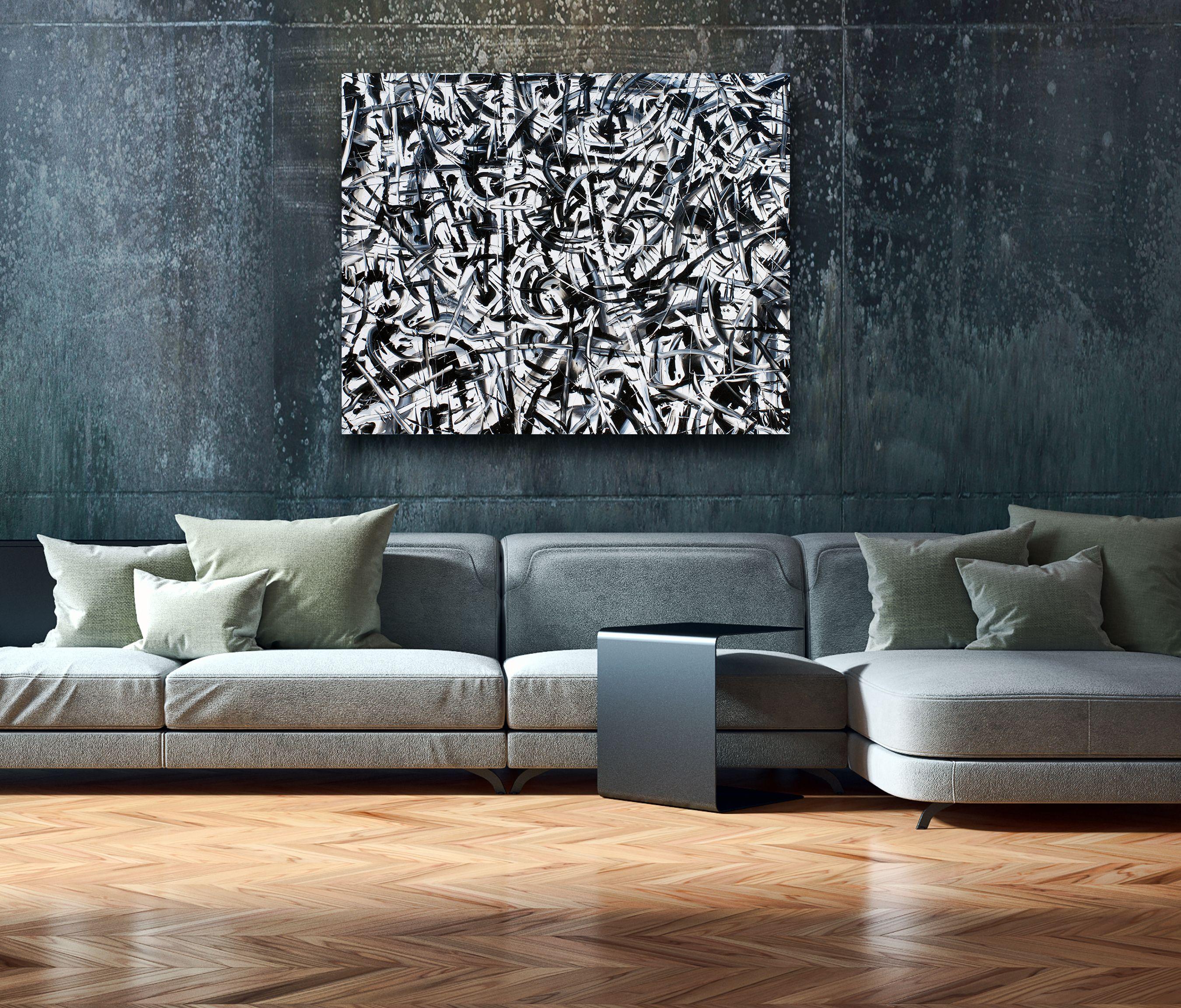 TUTTO 2, Pittura, Olio su tela - Painting Astratto di Bill Stone