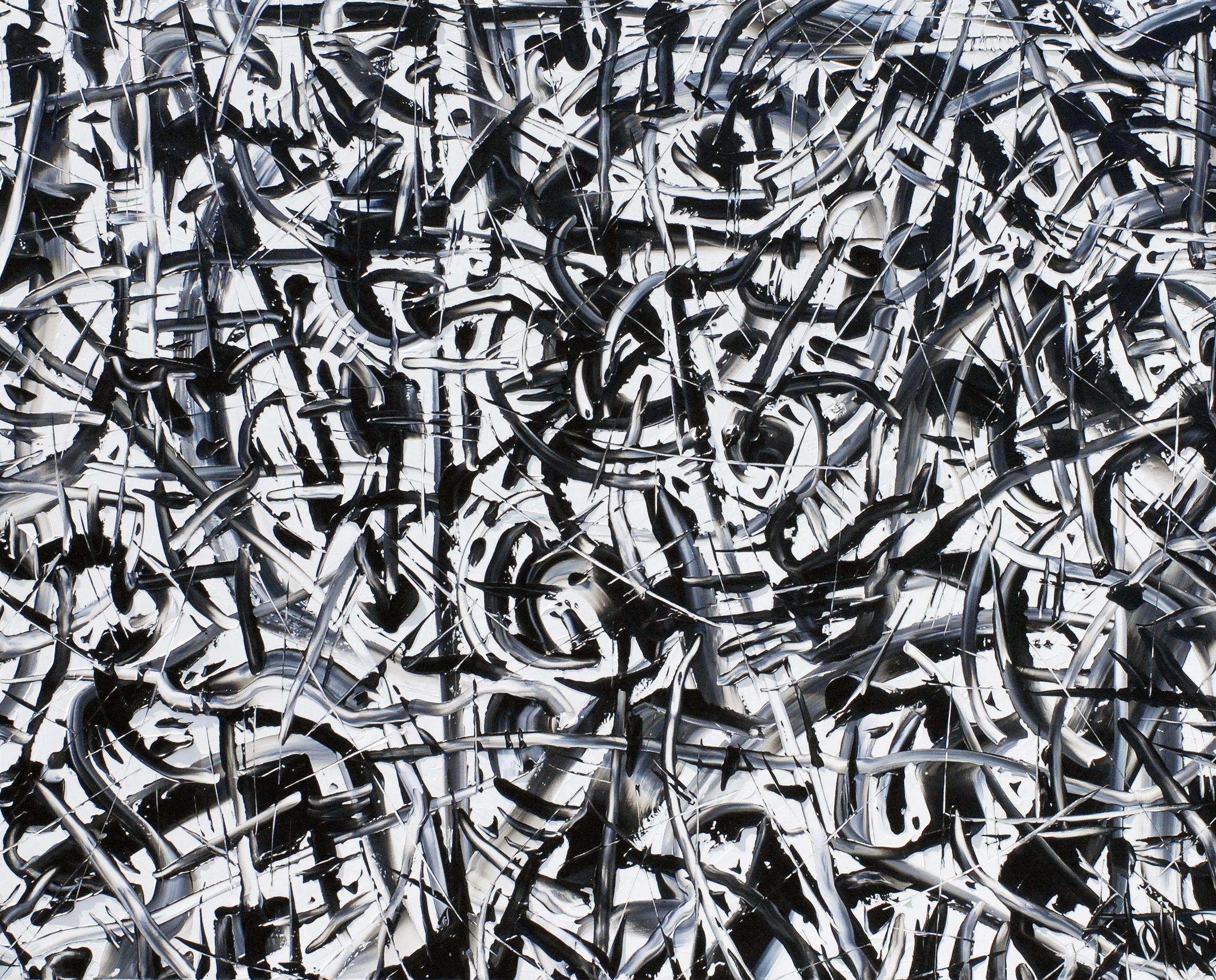 Abstract Painting di Bill Stone - TUTTO 2, Pittura, Olio su tela