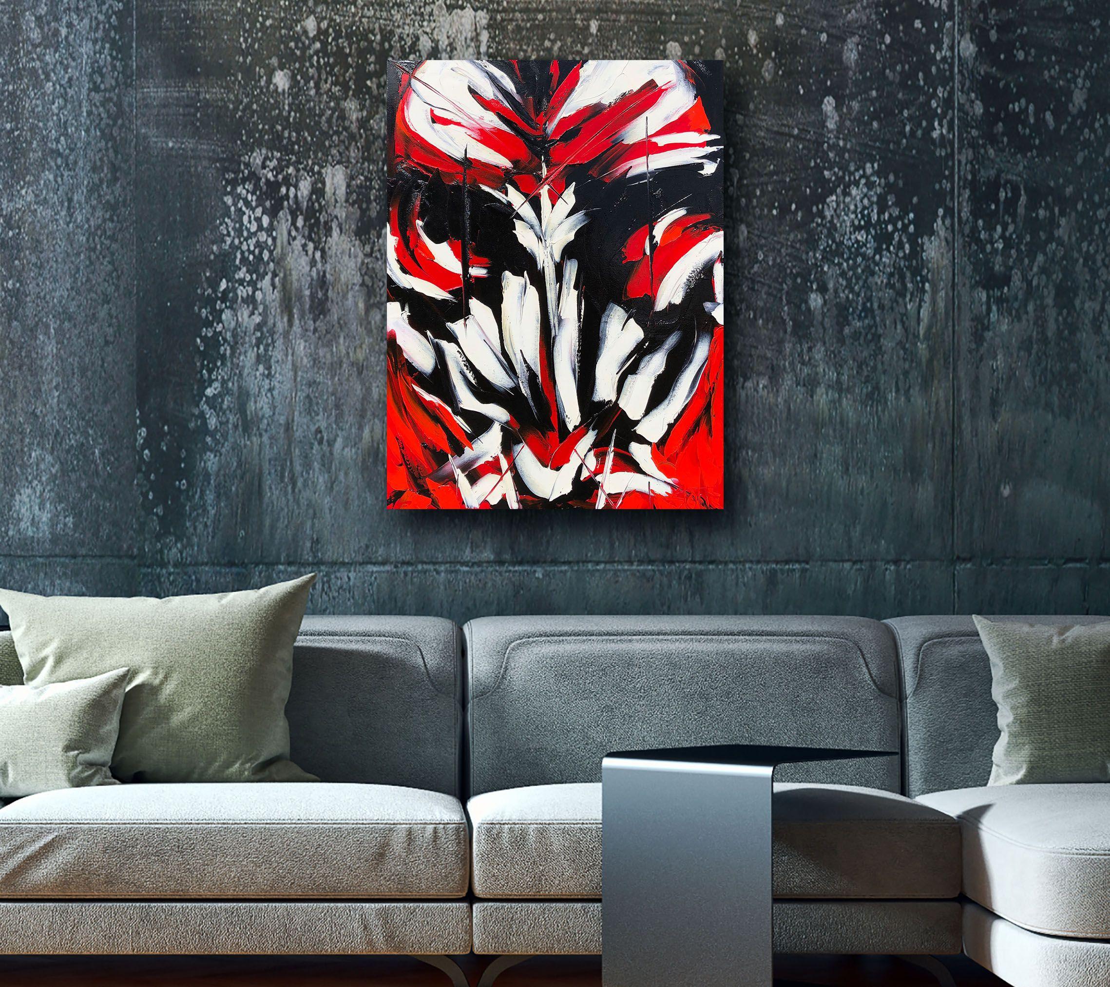 EVIL 1, Pittura, Olio su tela - Painting Espressionismo astratto di Bill Stone