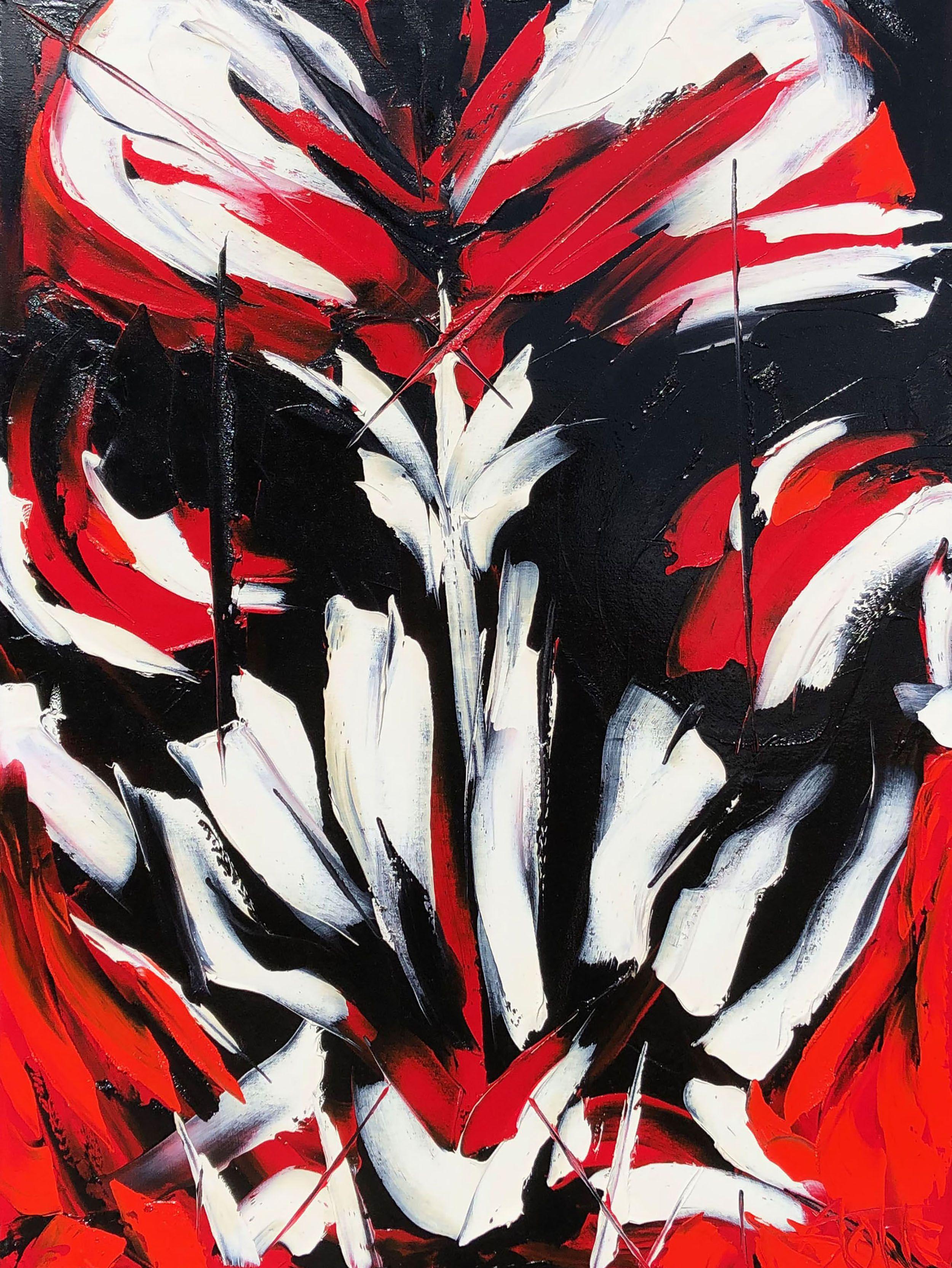 EVIL 1, Pittura, Olio su tela - Painting di Bill Stone