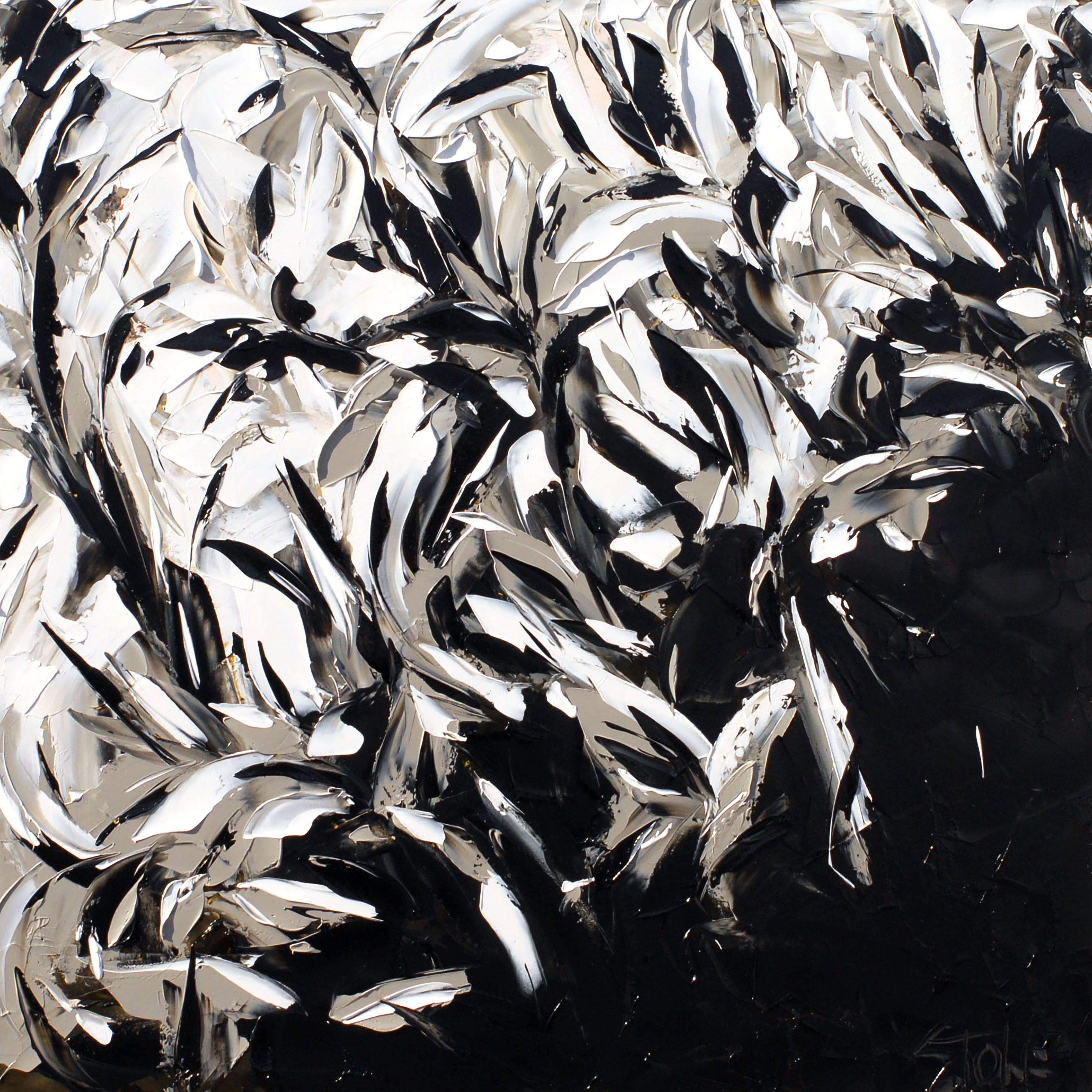 Abstract Painting di Bill Stone - FEBBRE INVERNALE 9, Pittura, Olio su tela
