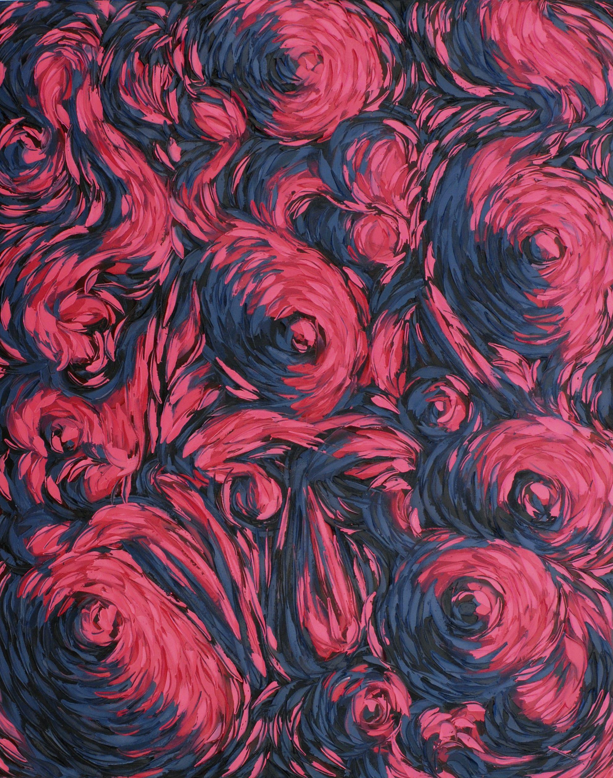 Abstract Painting di Bill Stone - Sensoriale, Pittura, Olio su tela
