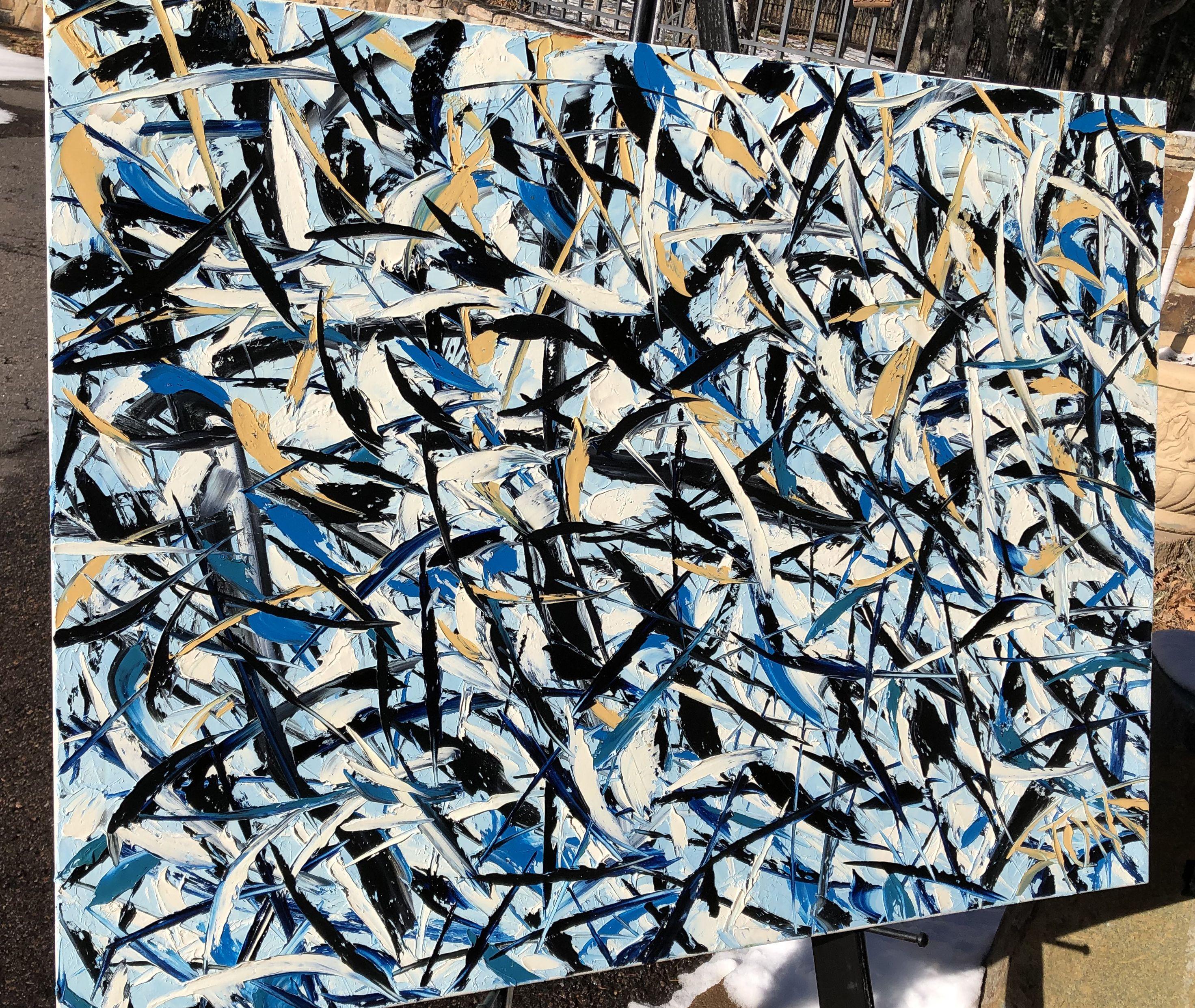 PRIMA NEVE, Pittura, Olio su tela - Painting Astratto di Bill Stone