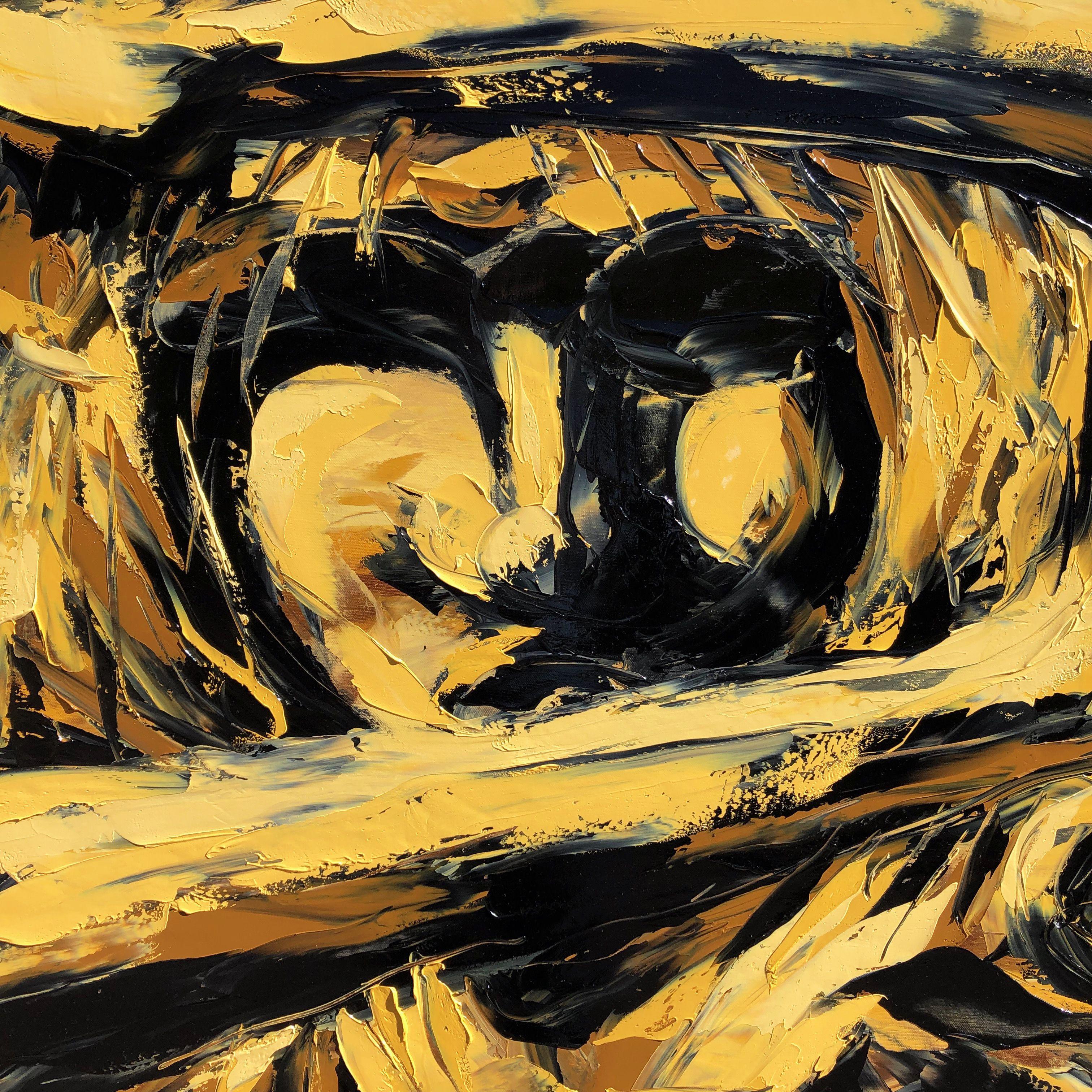 FLINCH 14, Pittura, Olio su tela in vendita 3