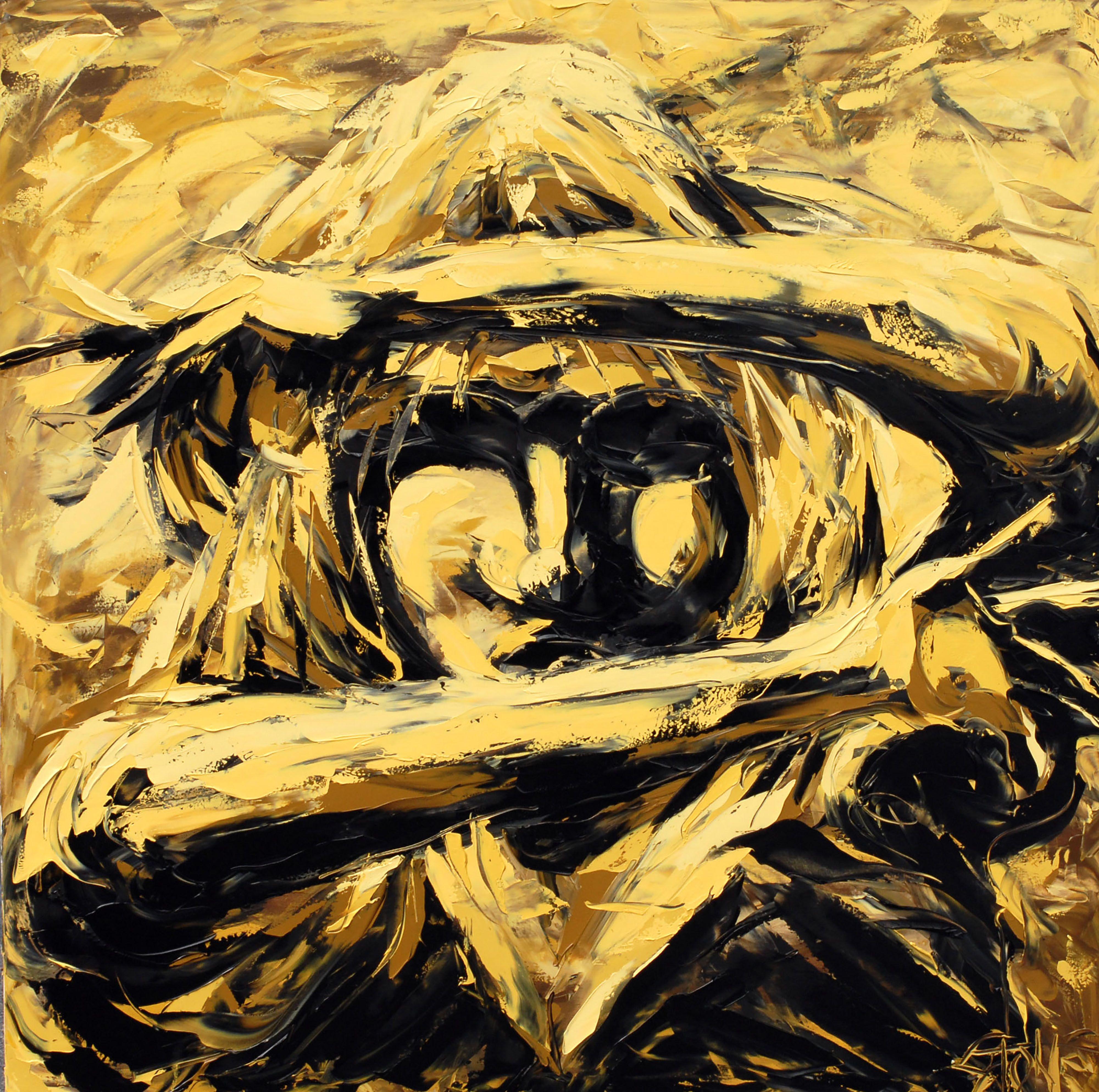 FLINCH 14, Pittura, Olio su tela - Painting di Bill Stone