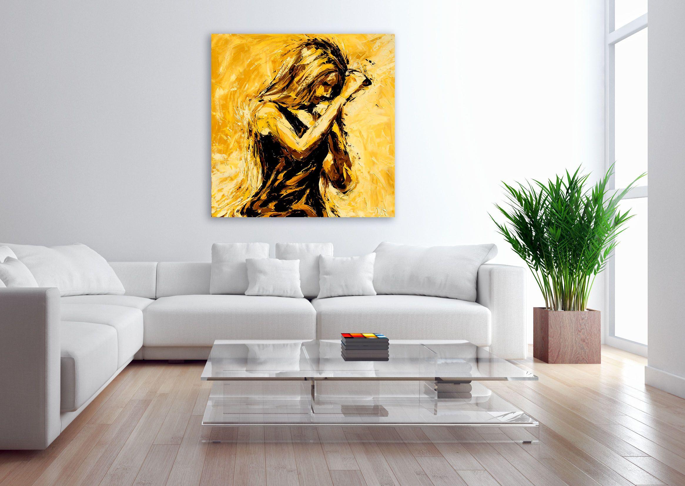 Non ha paura di nessuno. :: Pittura :: Espressionismo astratto :: Questo pezzo viene fornito con un certificato ufficiale di autenticità firmato dall'artista :: Pronto da appendere: Yes :: Firmato: Yes :: Posizione della firma: in basso a destra ::