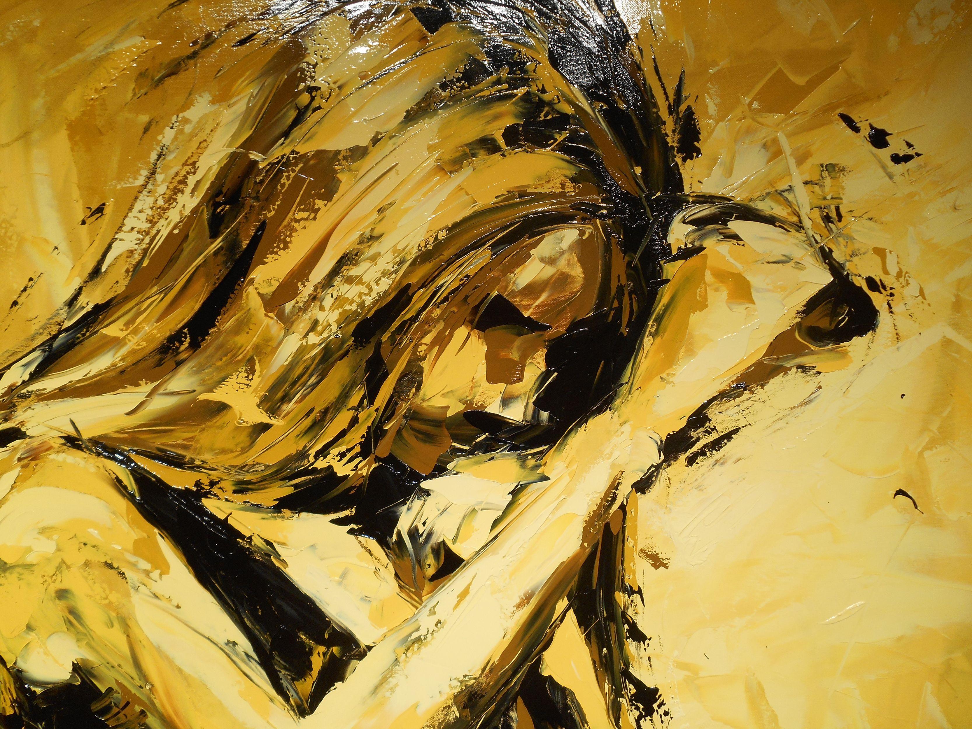 FLINCH 3, Pittura, Olio su tela in vendita 1