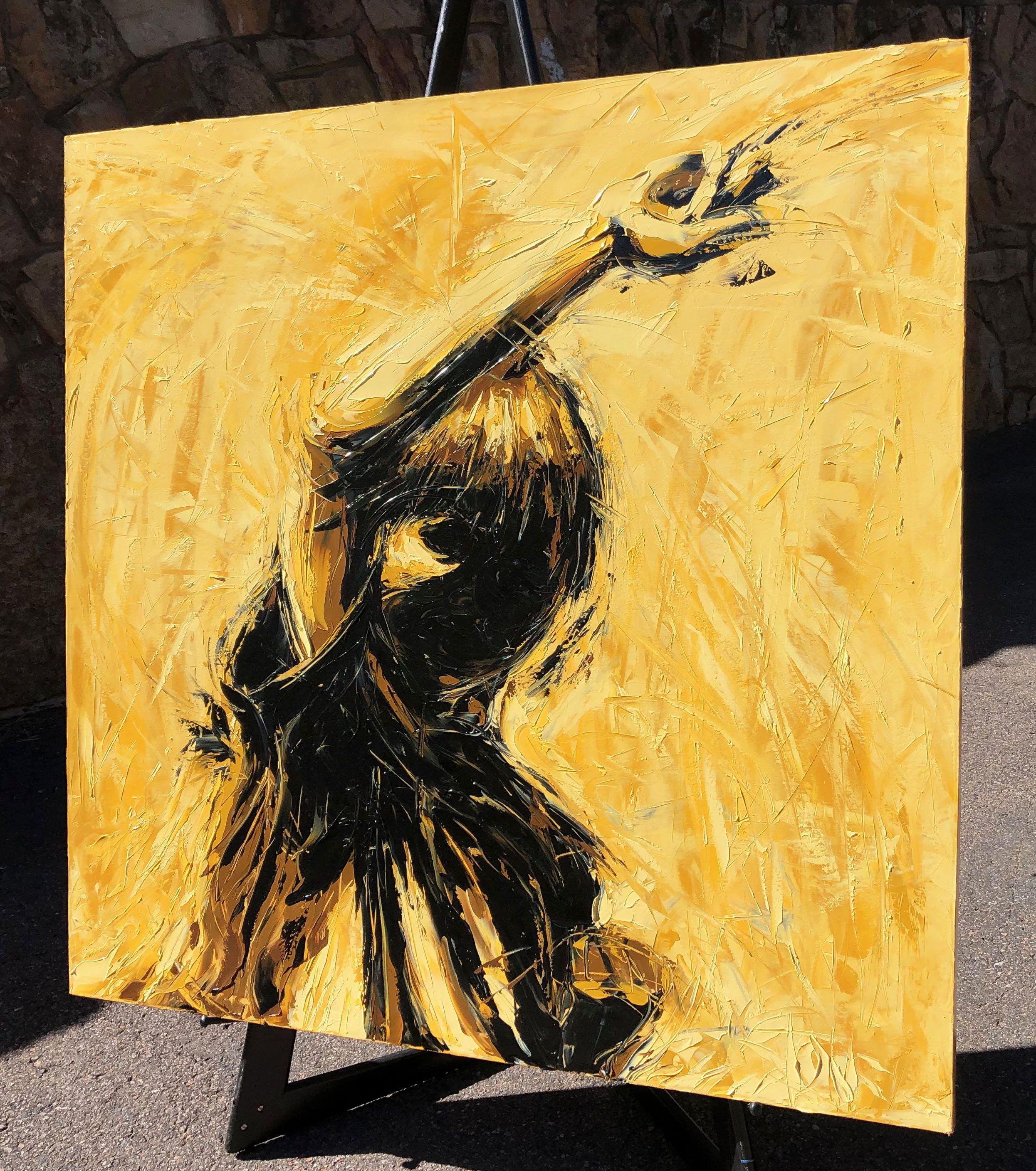 FLINCH 4, Pittura, Olio su tela in vendita 1