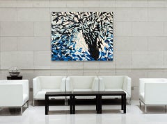 FRONT BIRCH, Painting, Oil on Canvas