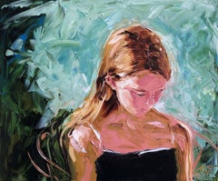 GIRL IN THE AFTERNOON, Painting, Oil on Canvas