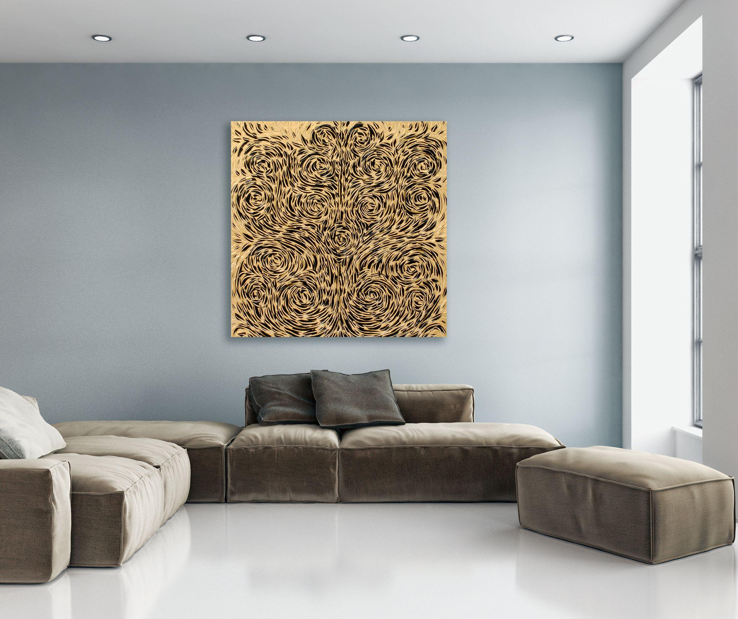 È ora di iniziare a guarire :: Pittura :: Astratta :: Questo pezzo viene fornito con un certificato ufficiale di autenticità firmato dall'artista :: Pronto da appendere: Yes :: Firmato: Yes :: Posizione della firma: in basso a destra :: Tela ::