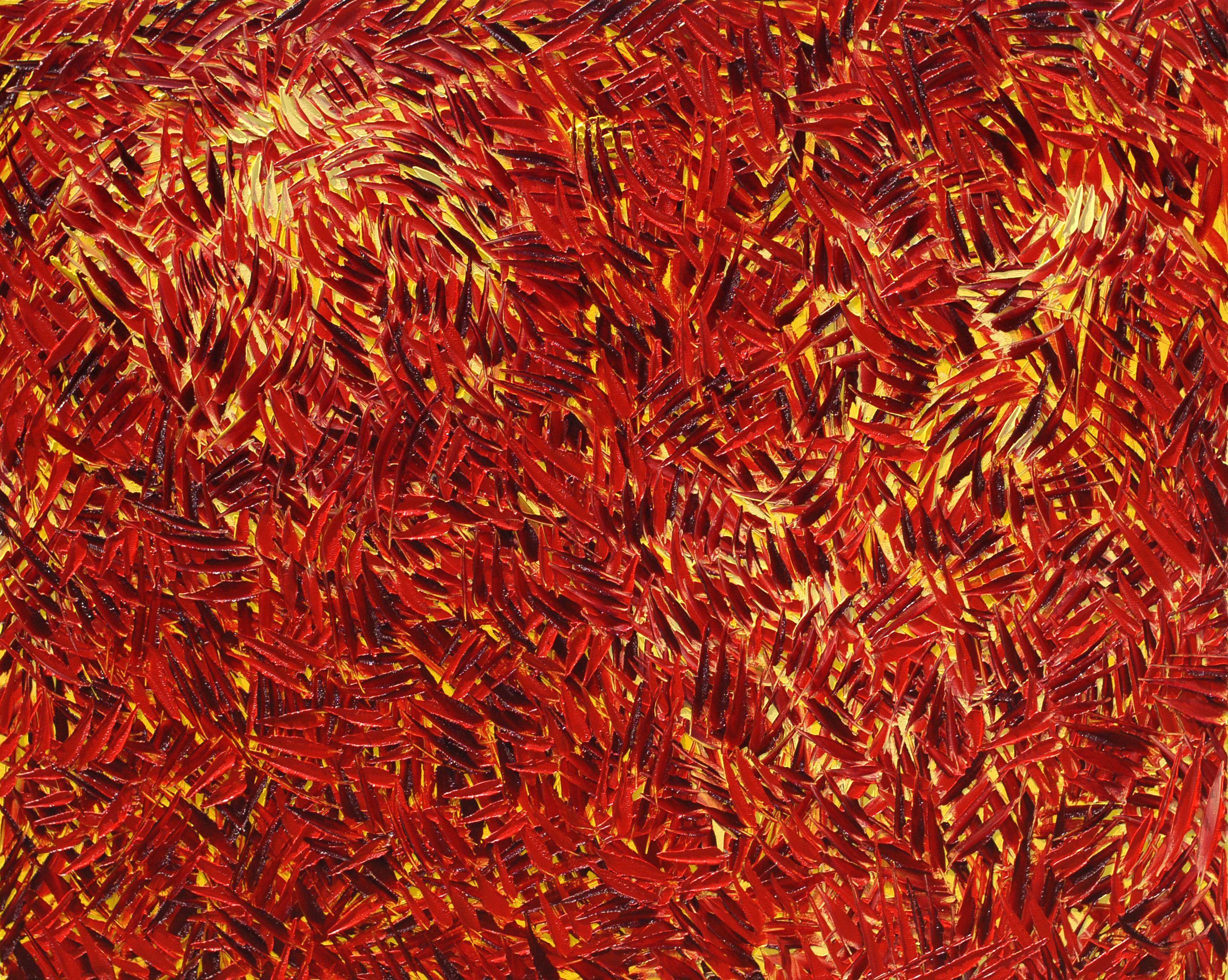 Abstract Painting di Bill Stone - CALORE, Pittura, Olio su tela