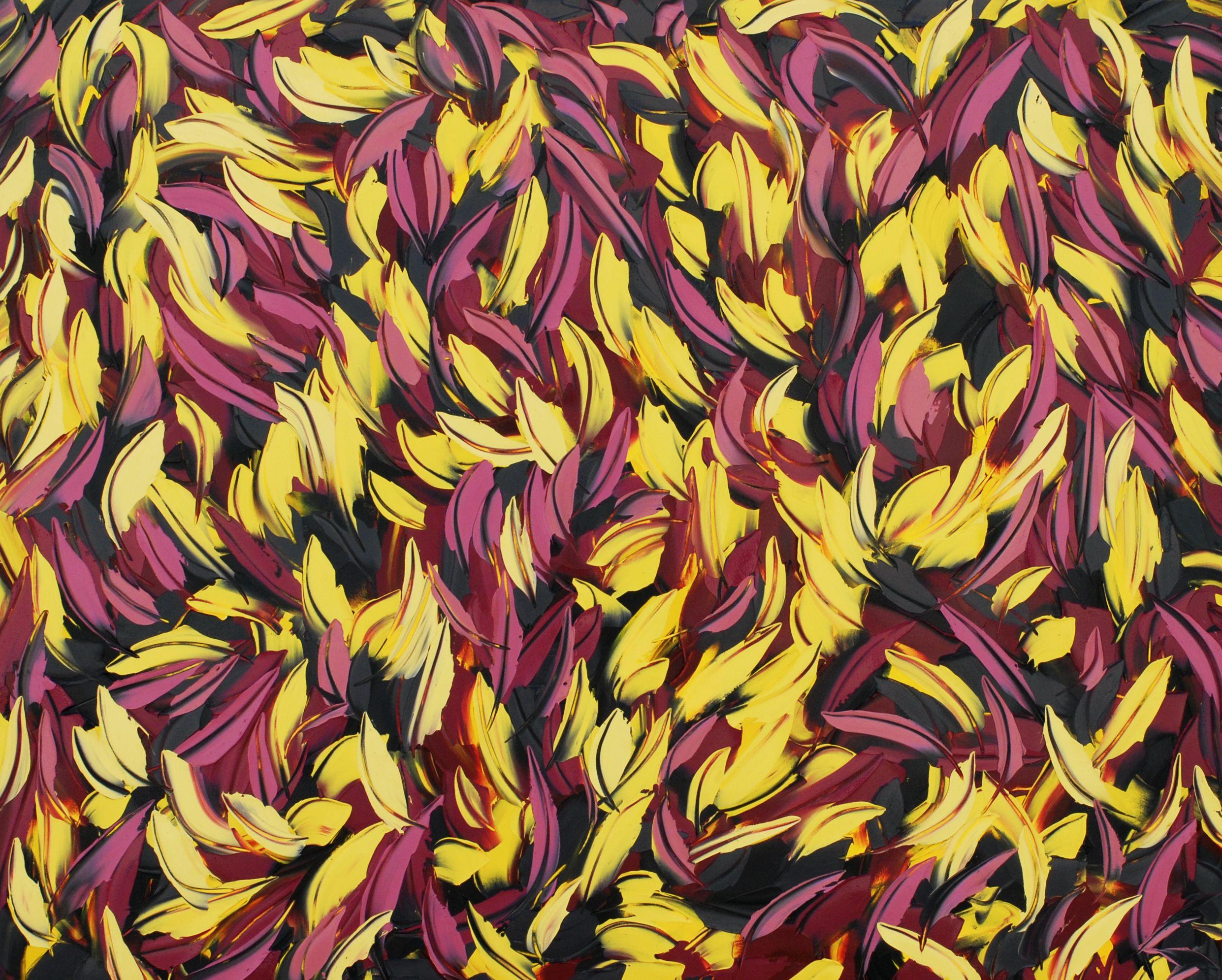 Abstract Painting di Bill Stone - IGNITE, Pittura, Olio su tela