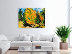 KEVIN'S FIRE, Painting, Oil on Canvas