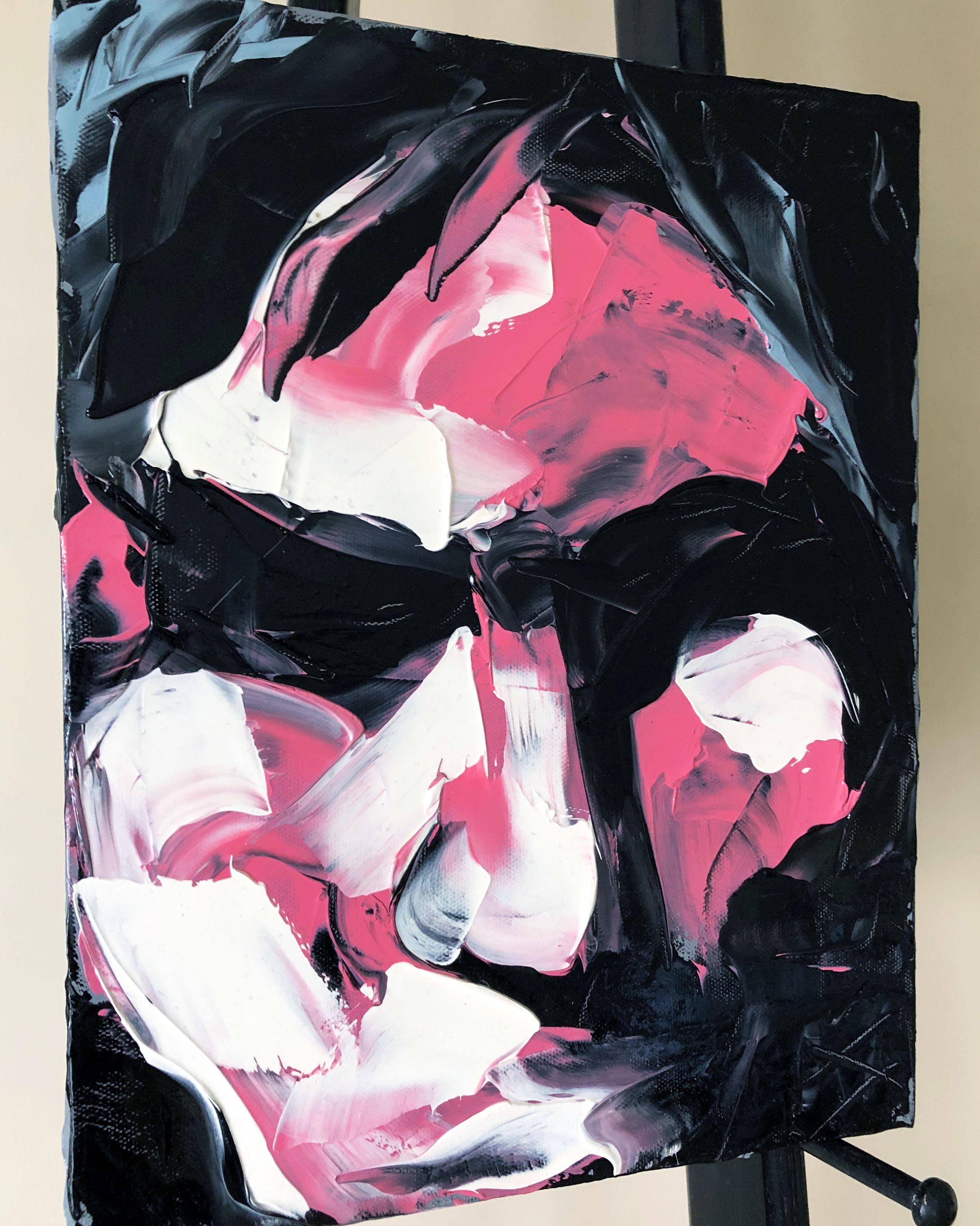 LEFTOVER MAN 1, Pittura, Olio su tela - Painting Astratto di Bill Stone