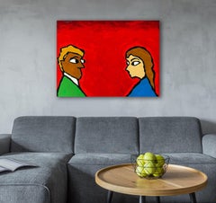 ATTRAZIONE MAGNETICA, Pittura, Olio su tela