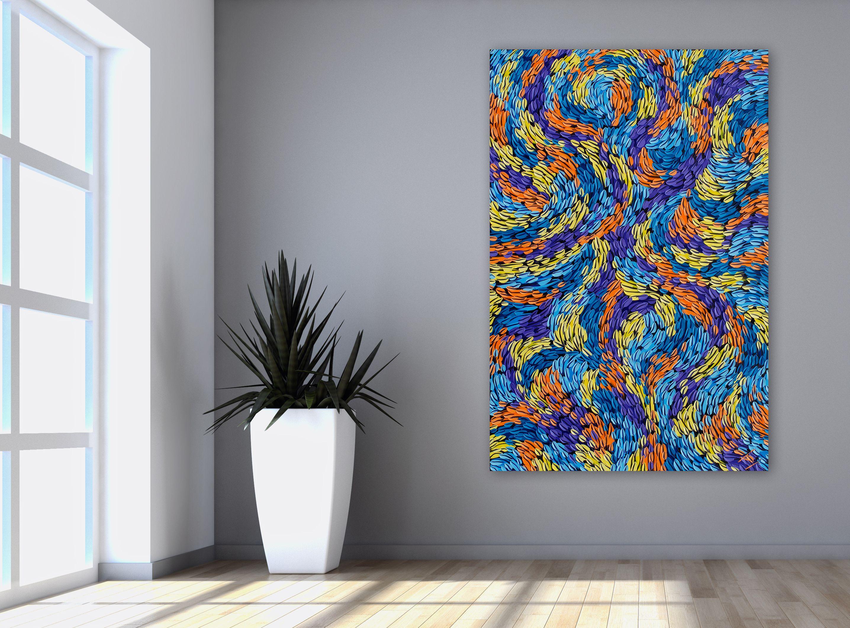 MINDFUL, Pittura, Olio su tela - Painting di Bill Stone