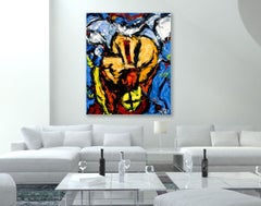 MOON BOY, Painting, Oil on Canvas