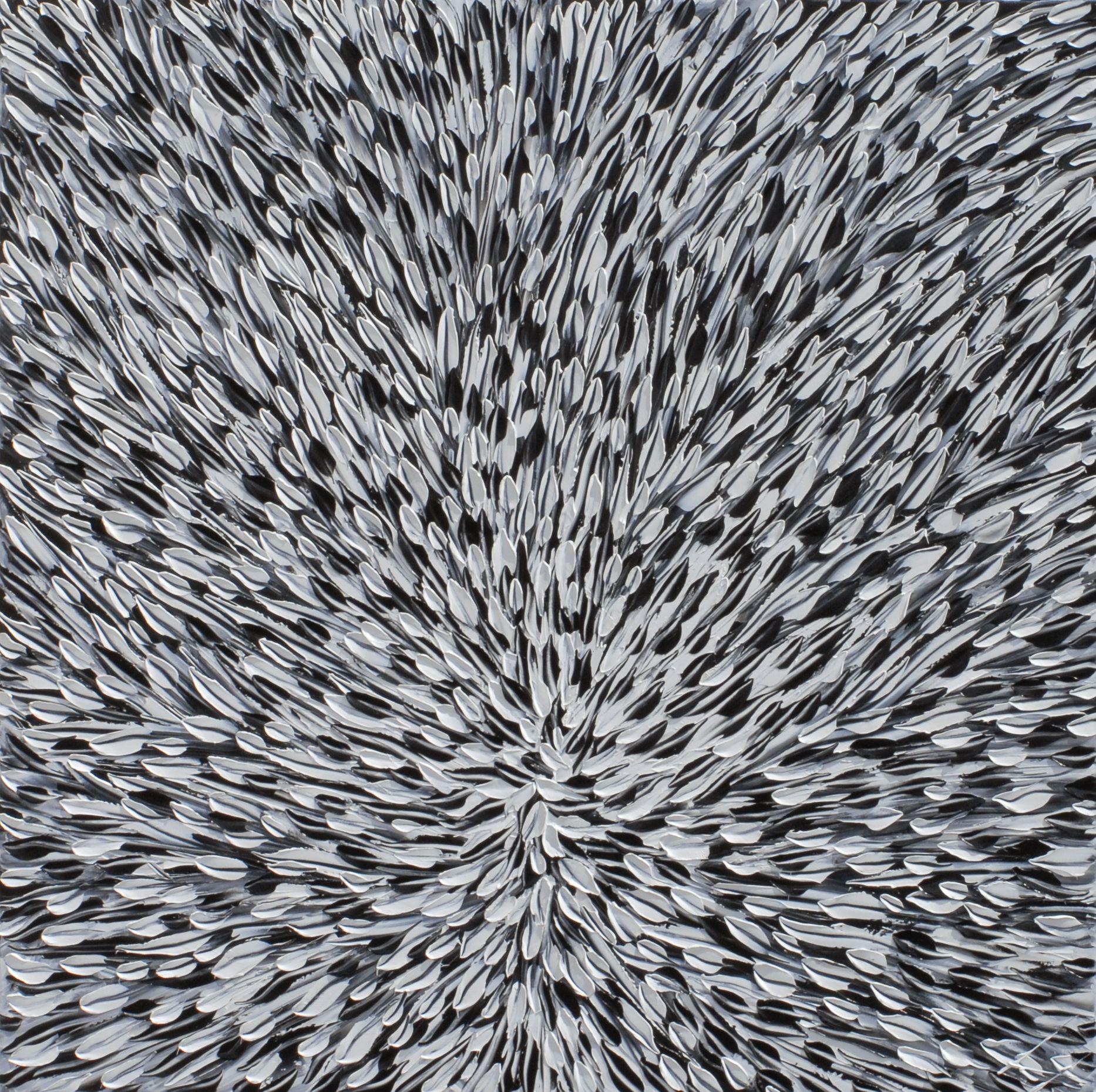 Abstract Painting di Bill Stone - OUTBREAK, Pittura, Olio su tela