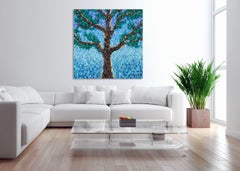 PONDEROSA SKY, Peinture, Huile sur Toile