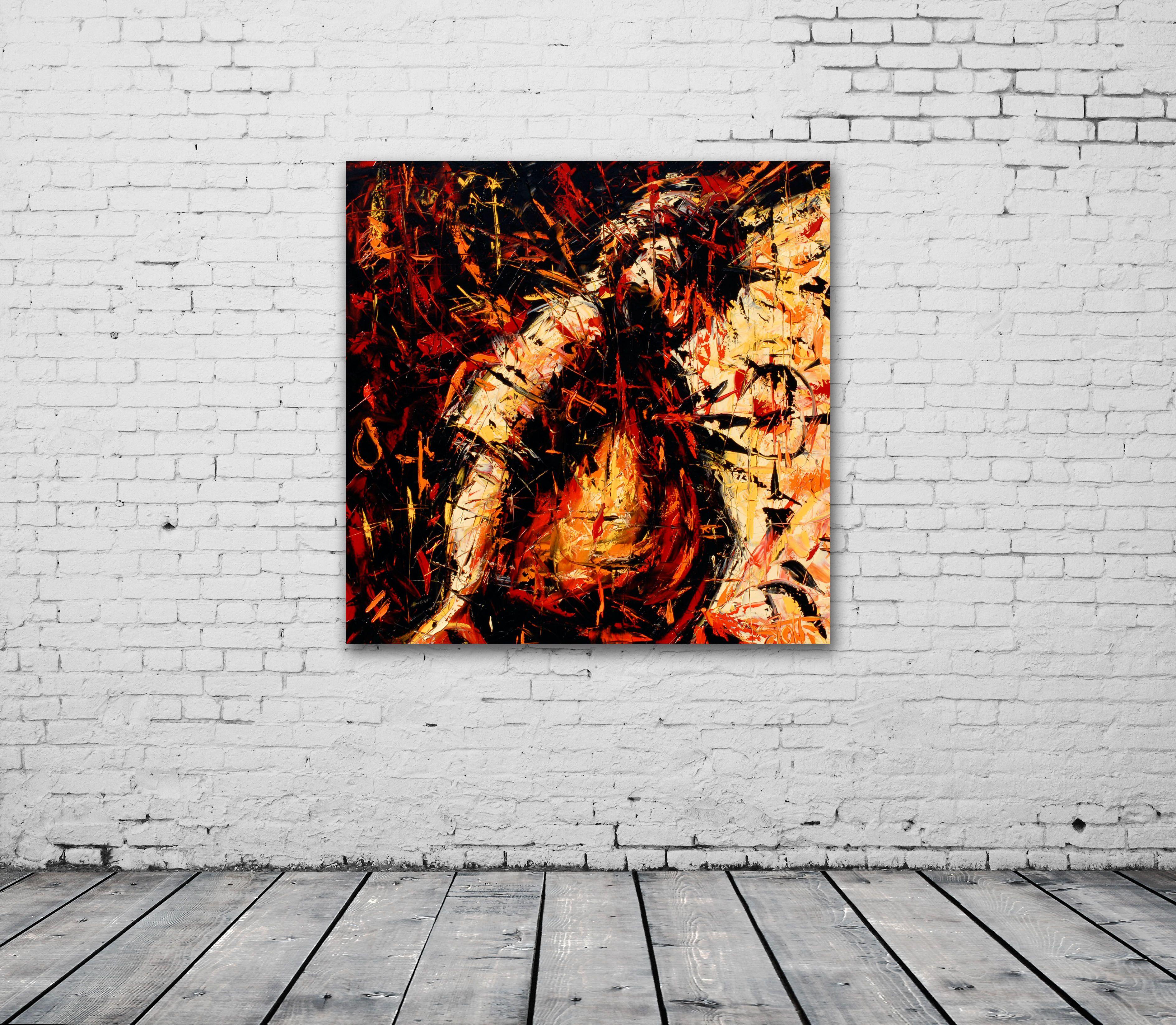 PREDATOR, Painting, Oil on Canvas For Sale 1